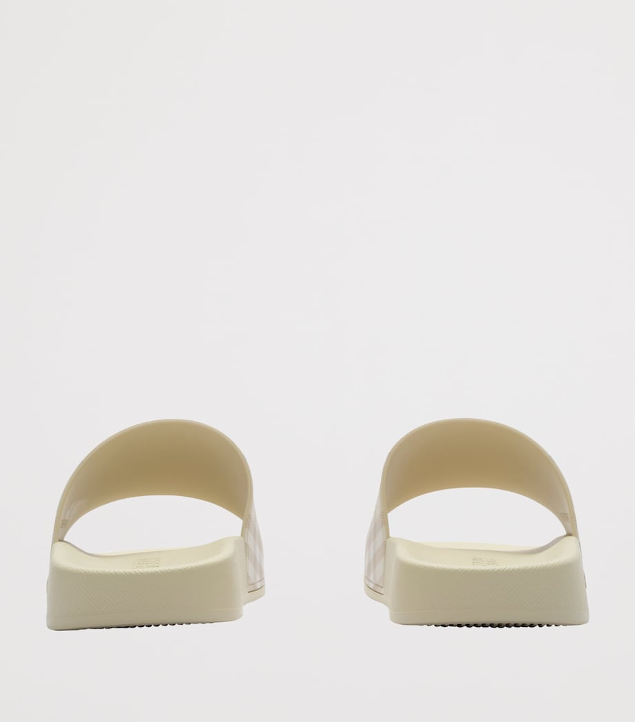 Burberry Check Slides Sesame Beige Ip Chk Image 3