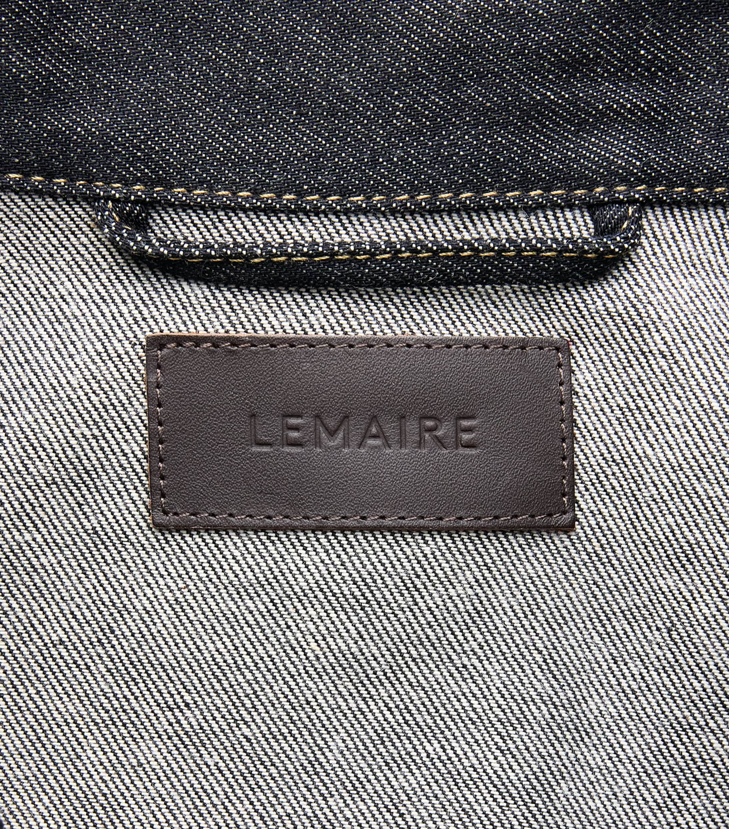 Lemaire Mens Trucker Denim Jacket Slate Image 6