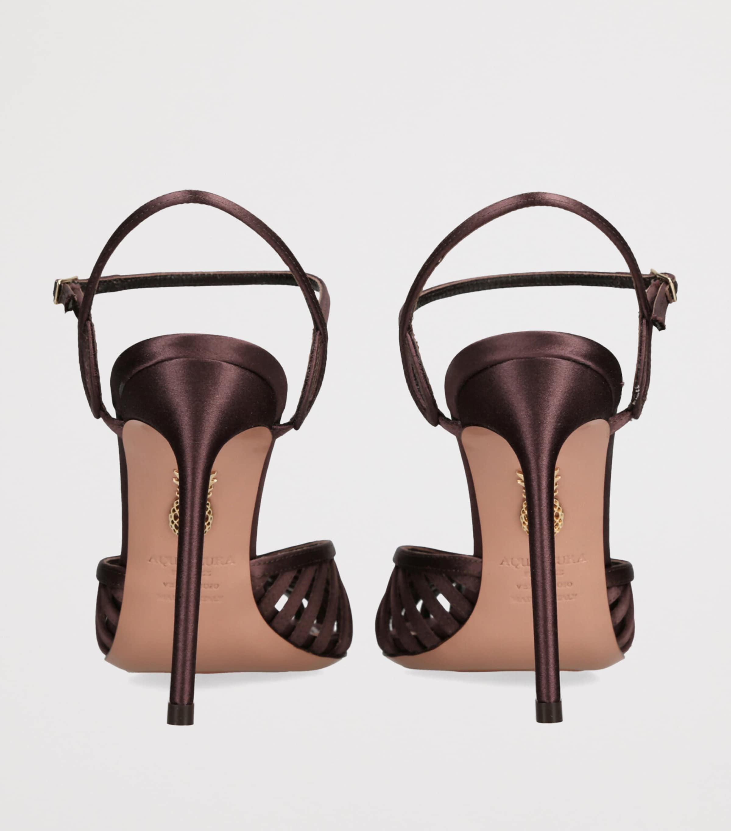 Satin Sweet Surrender Pumps 105 DARK BROWN Image 2