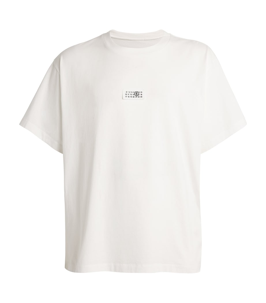 MM6 Maison Margiela Mens Cotton Numeric Tab T-Shirt Image 1