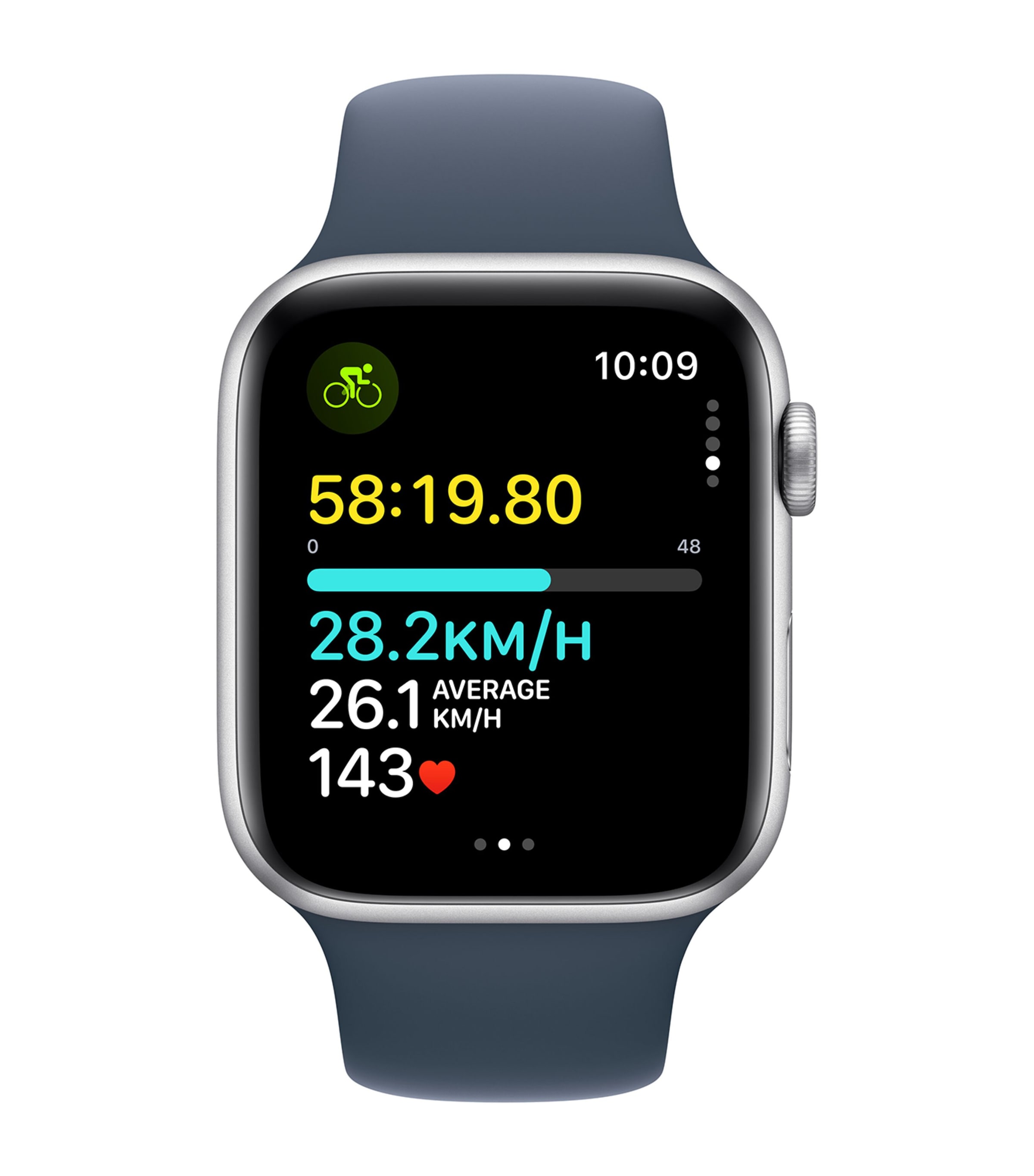 Apple Apple Watch SE 2023 – Silver with Storm Blue Sport Band, 44mm, Medium/Large | Technology | Smart Tech & Wearable Tech | Smart Watches | Designers | Apple Apple Apple Watch SE 2023 – Silver with Storm Blue Sport Band, 44mm, Medium/Large | Technology | Smart Tech & Wearable Tech | Smart Watches | Designers | Apple