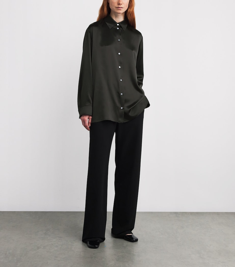 Sisilia Silk Shirt BLACK Image 2