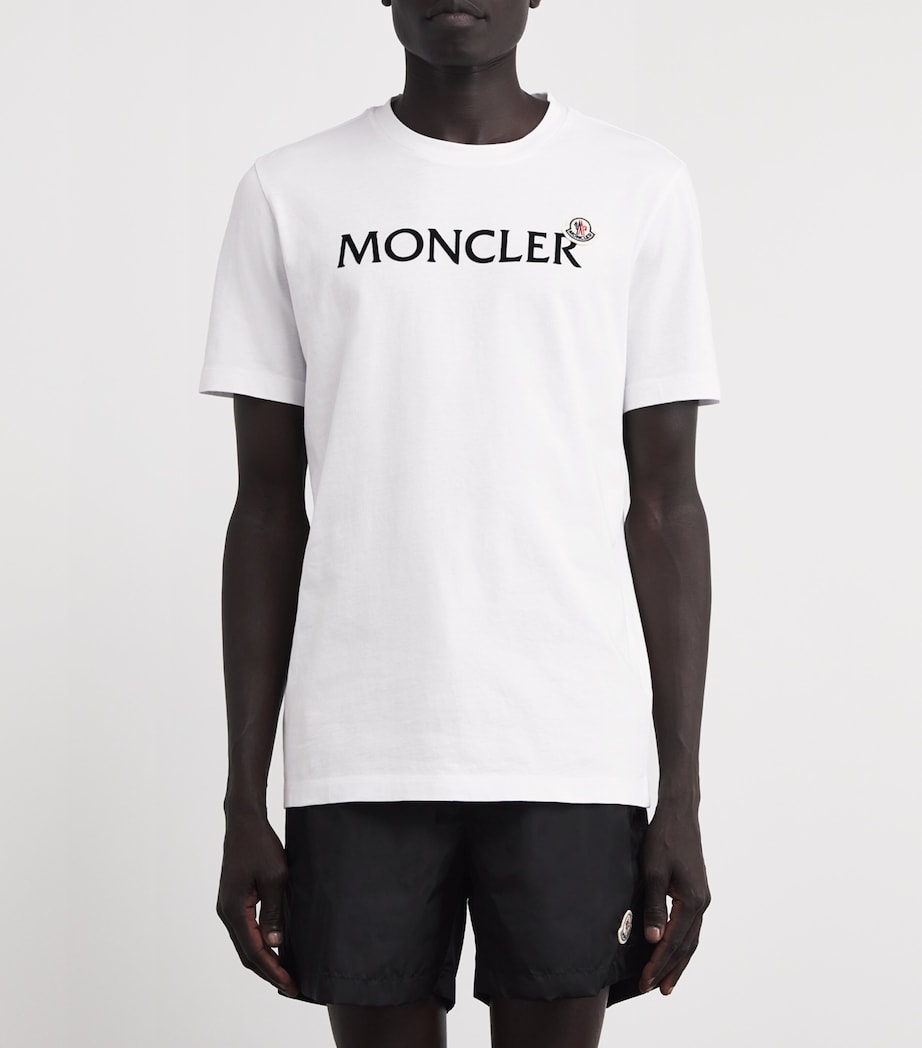 Cotton Flocked Logo T-Shirt 1 Image 3