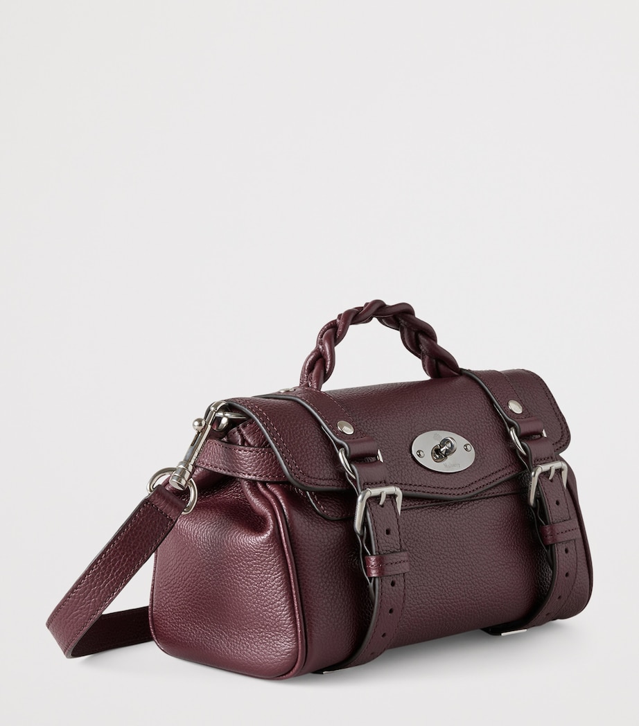 Mini Leather Alexa Cross-Body Bag BLACK CHERRY Image 2