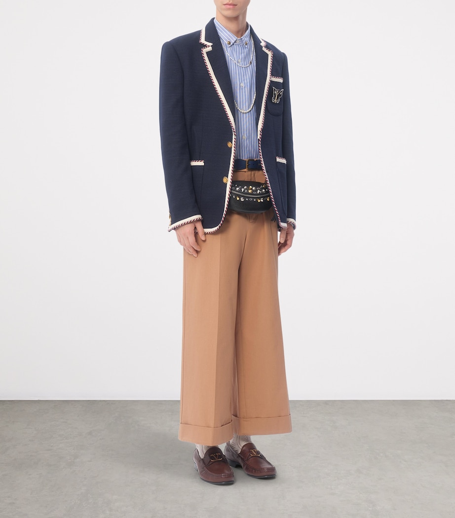 Trim-Detail Blazer 598 Image 3