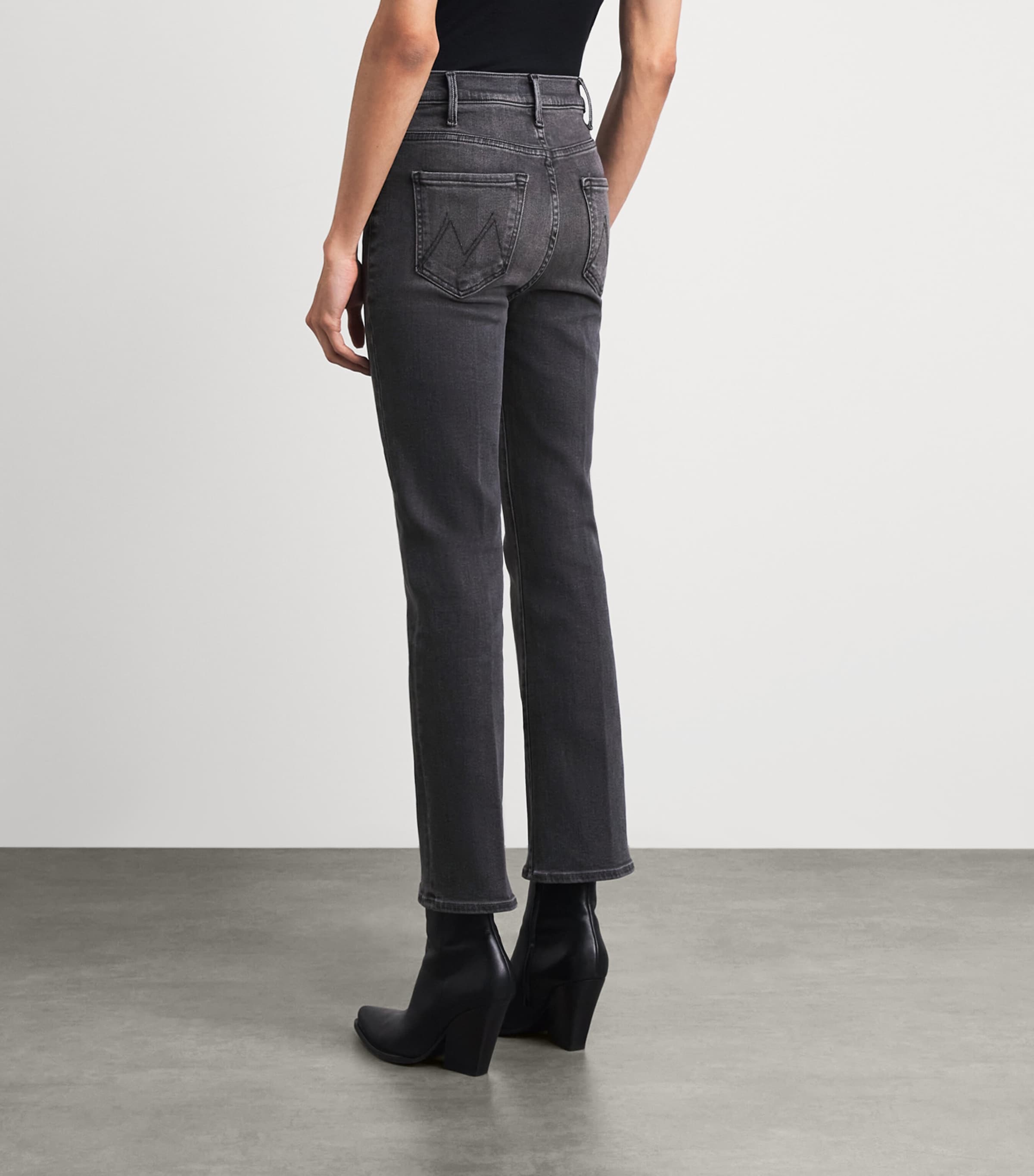 MOTHER Womens The Hustler Ankle Jeans Can You Call My Phne Image 5