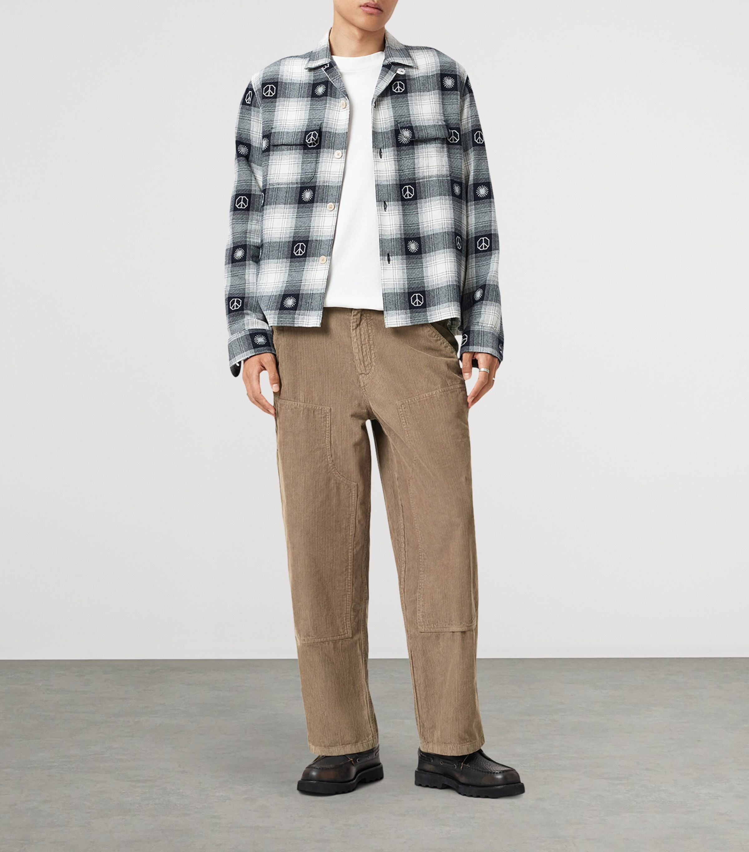 Corduroy Dunstan Trousers GULL BROWN Image 8