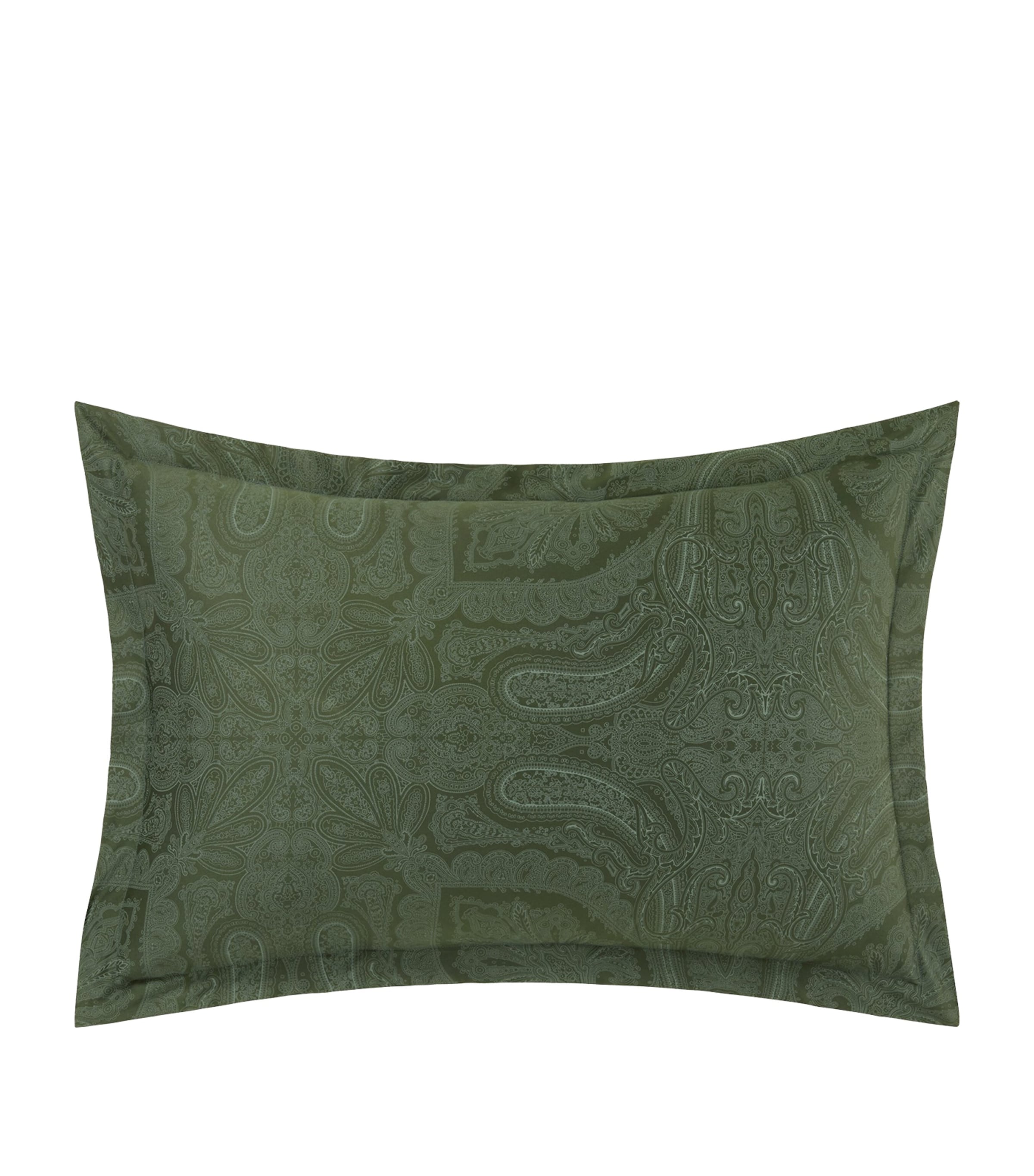 Doncaster King Oxford Pillowcase (50cm x 90cm) DARK GREEN Image 4