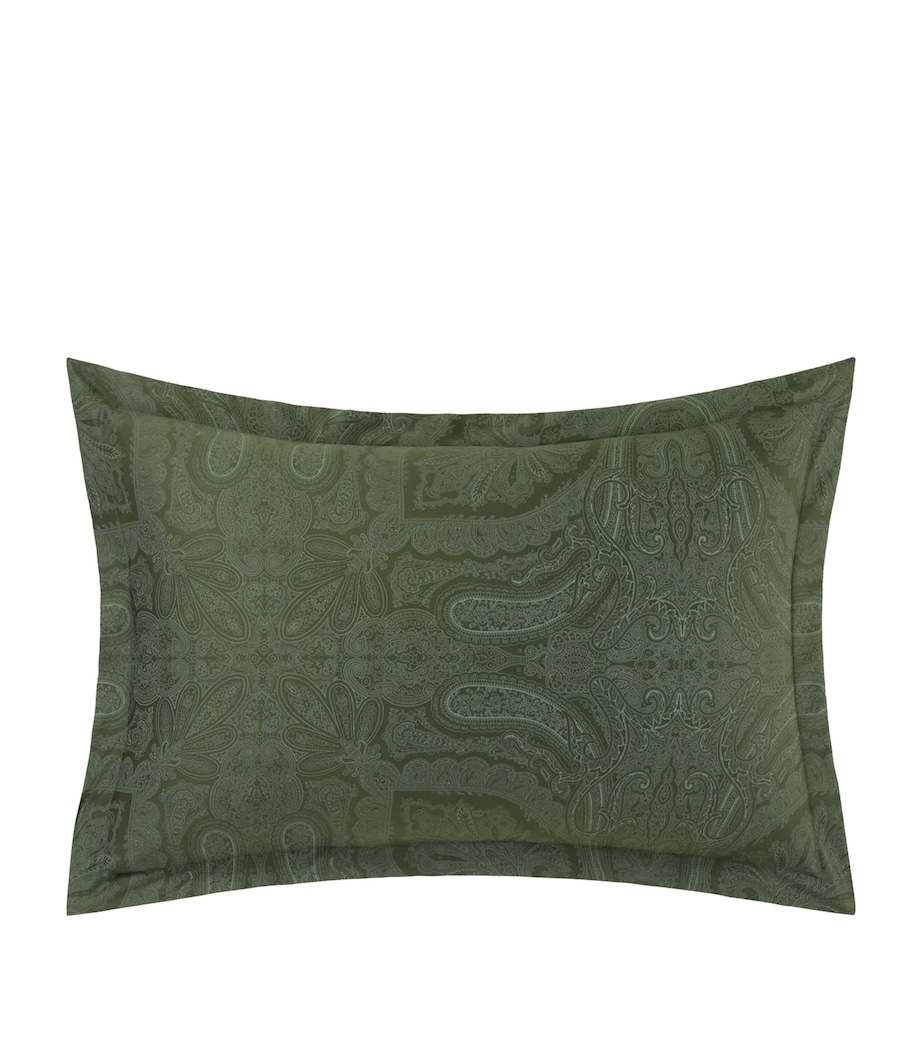 Doncaster King Oxford Pillowcase (50cm x 90cm) DARK GREEN Image 4
