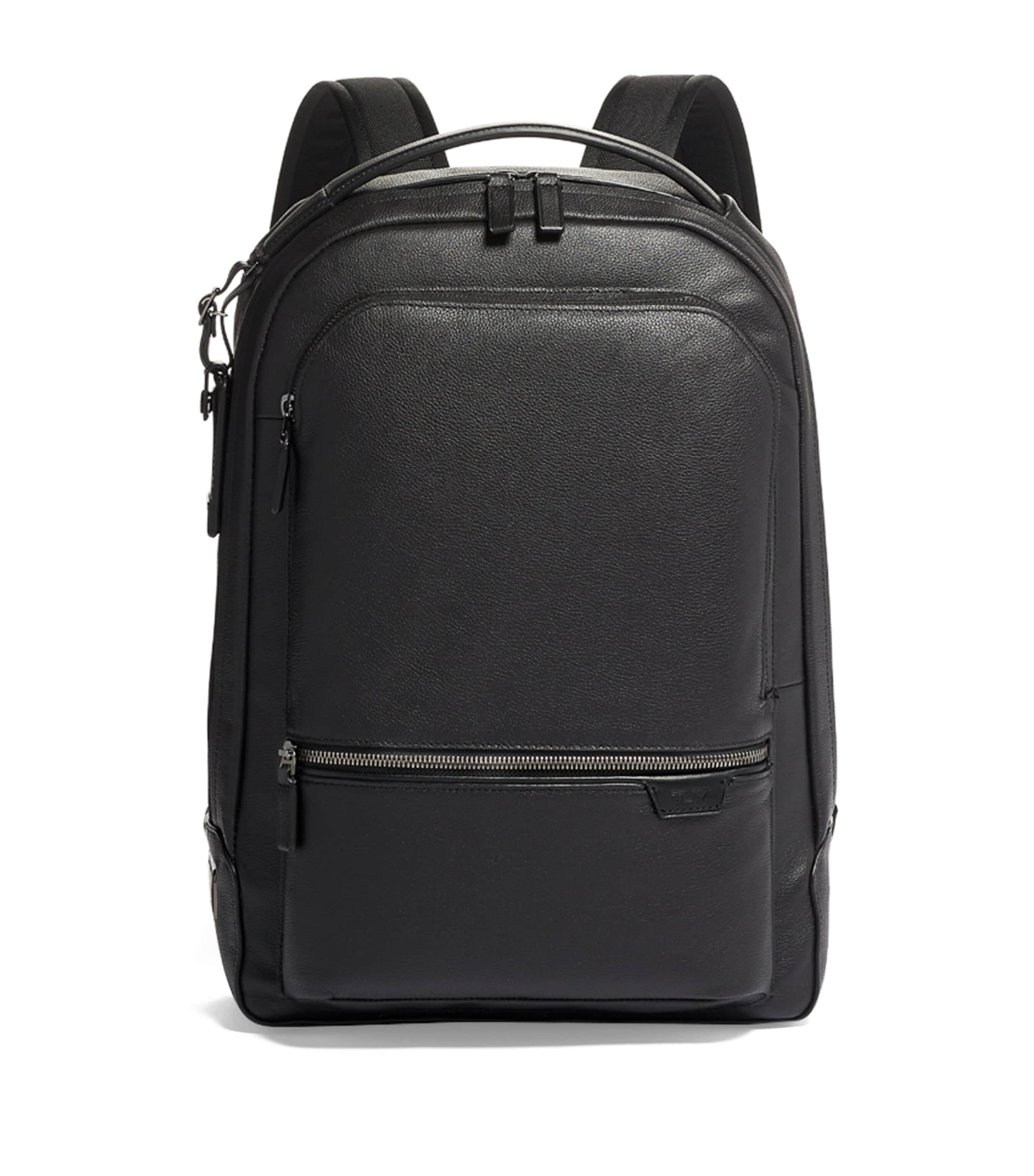 Shop Tumi Leather Harrison Travel Backpack In Black