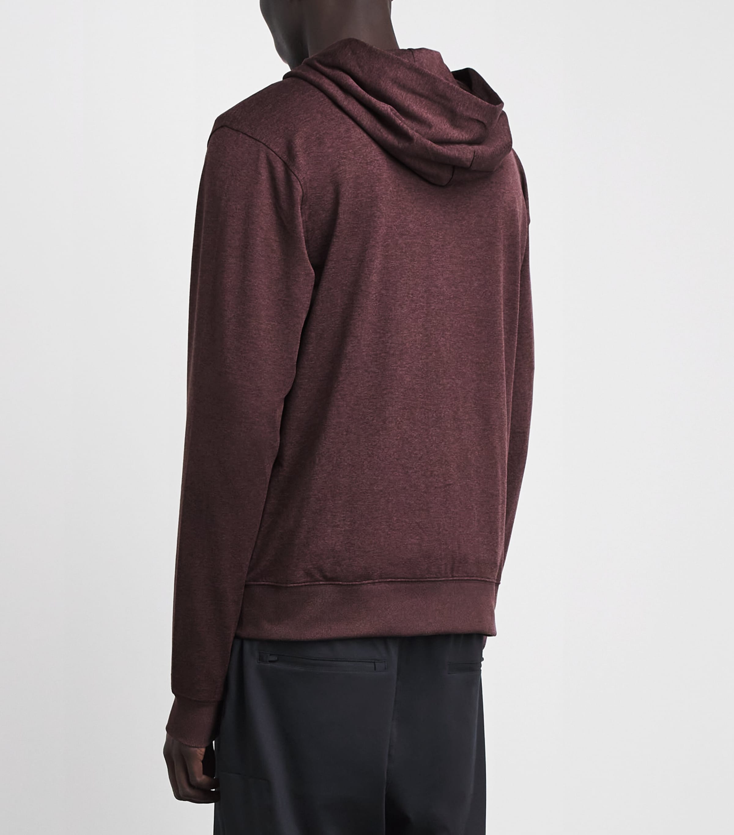 VUORI Mens Ponto Zip-Up Hoodie Boh Boysenberry Image 5