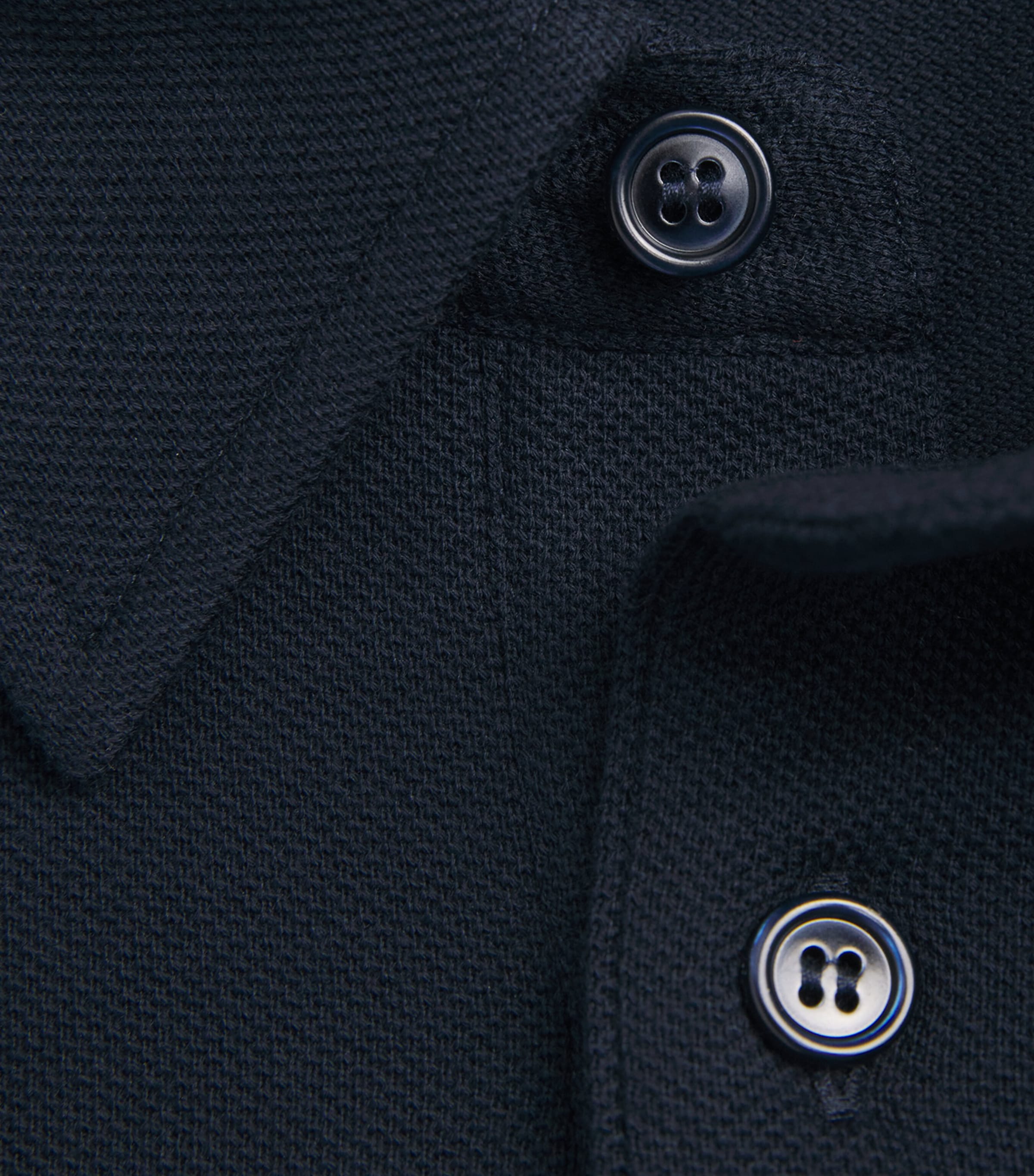 Brioni Mens Cotton-Silk Polo Shirt Image 6