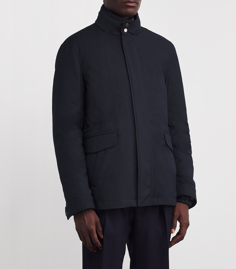 Double-Layer Technical Field Jacket 01 BLUE NAVY Image 3