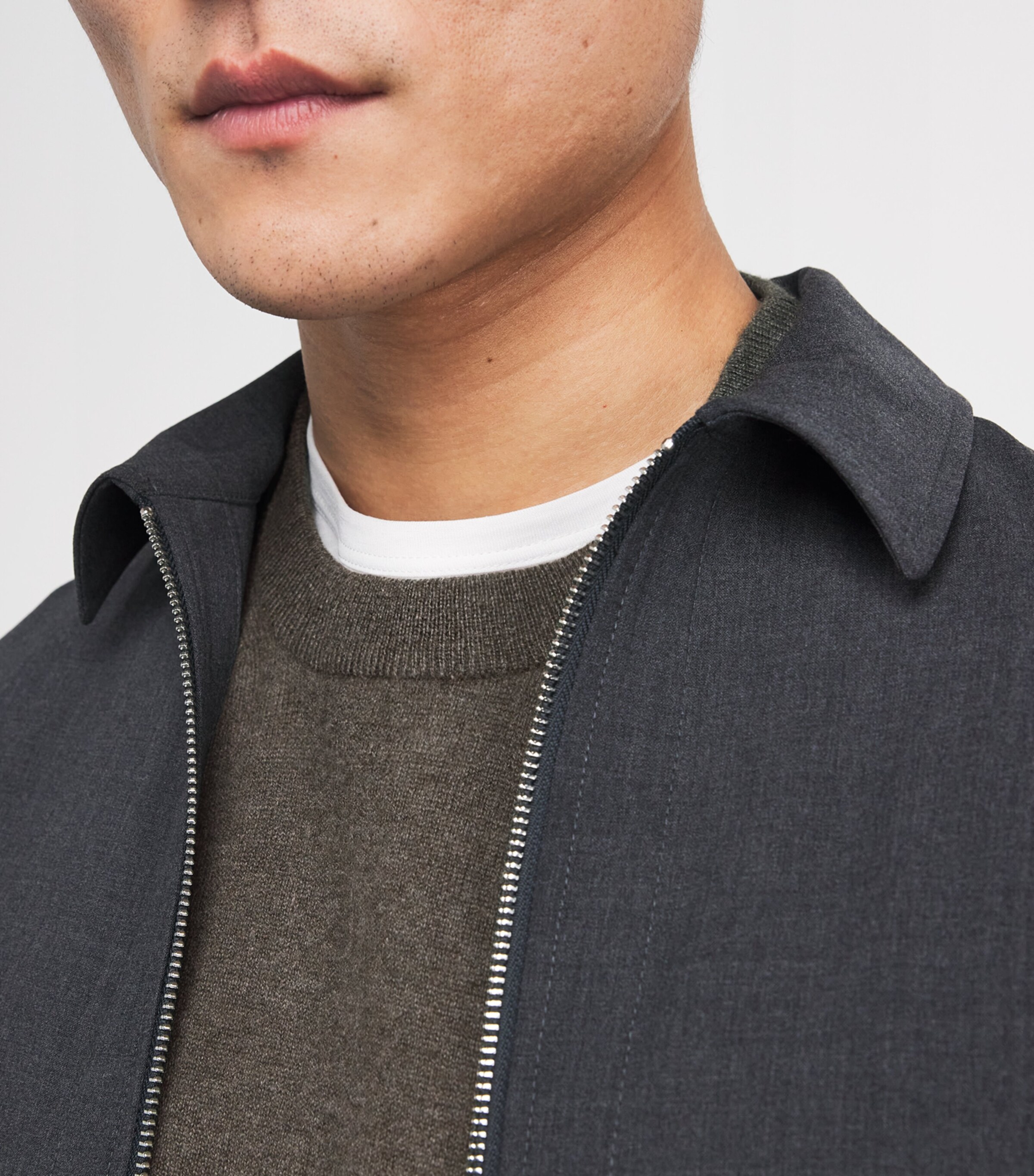 Cashmere Crew-Neck Sweater GNGY KHAKI24 Image 6