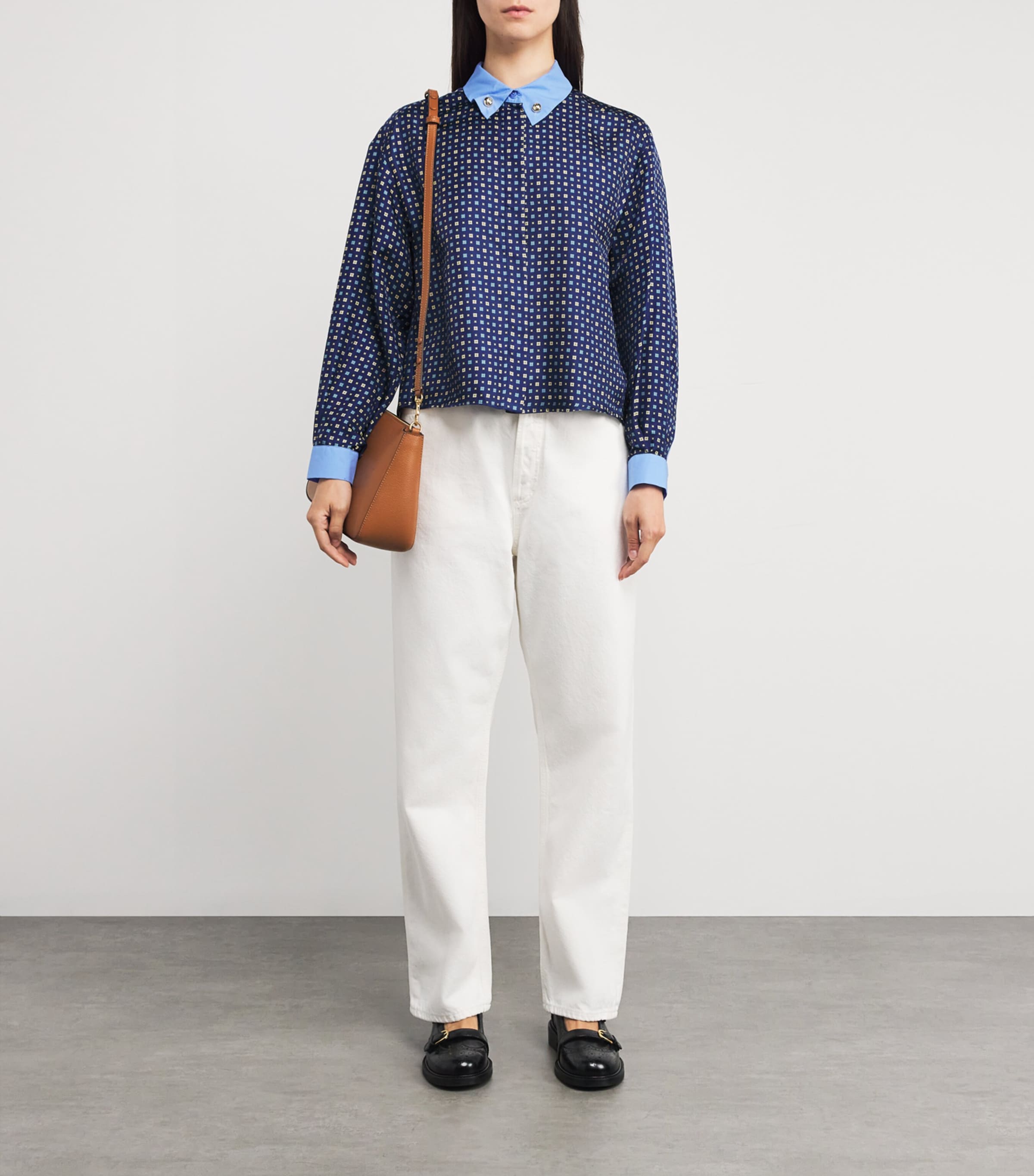 Silk Printed Shirt DARK PRINT Image 2