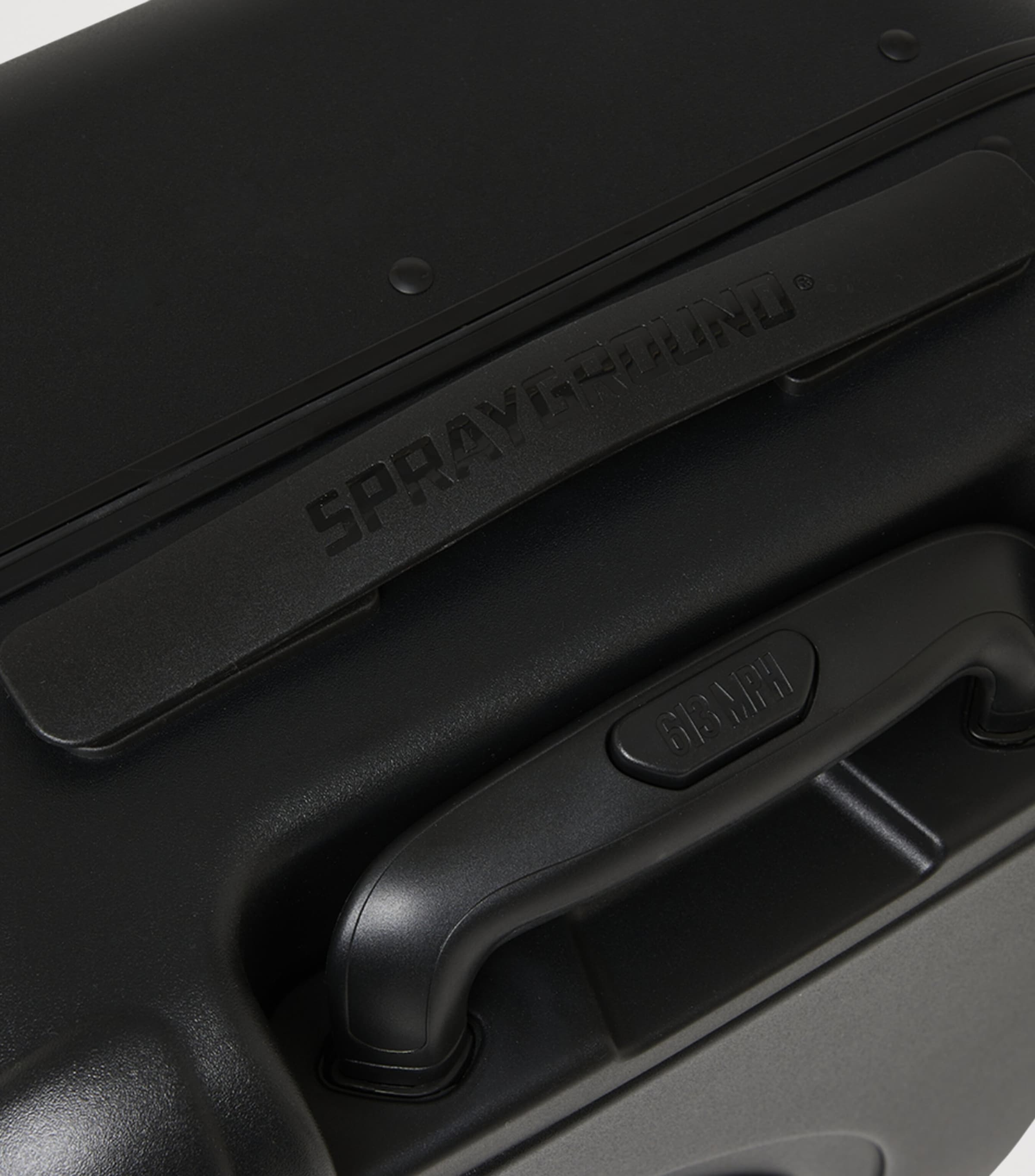 Embossed Cabin Suitcase (55cm) BLACK Image 6