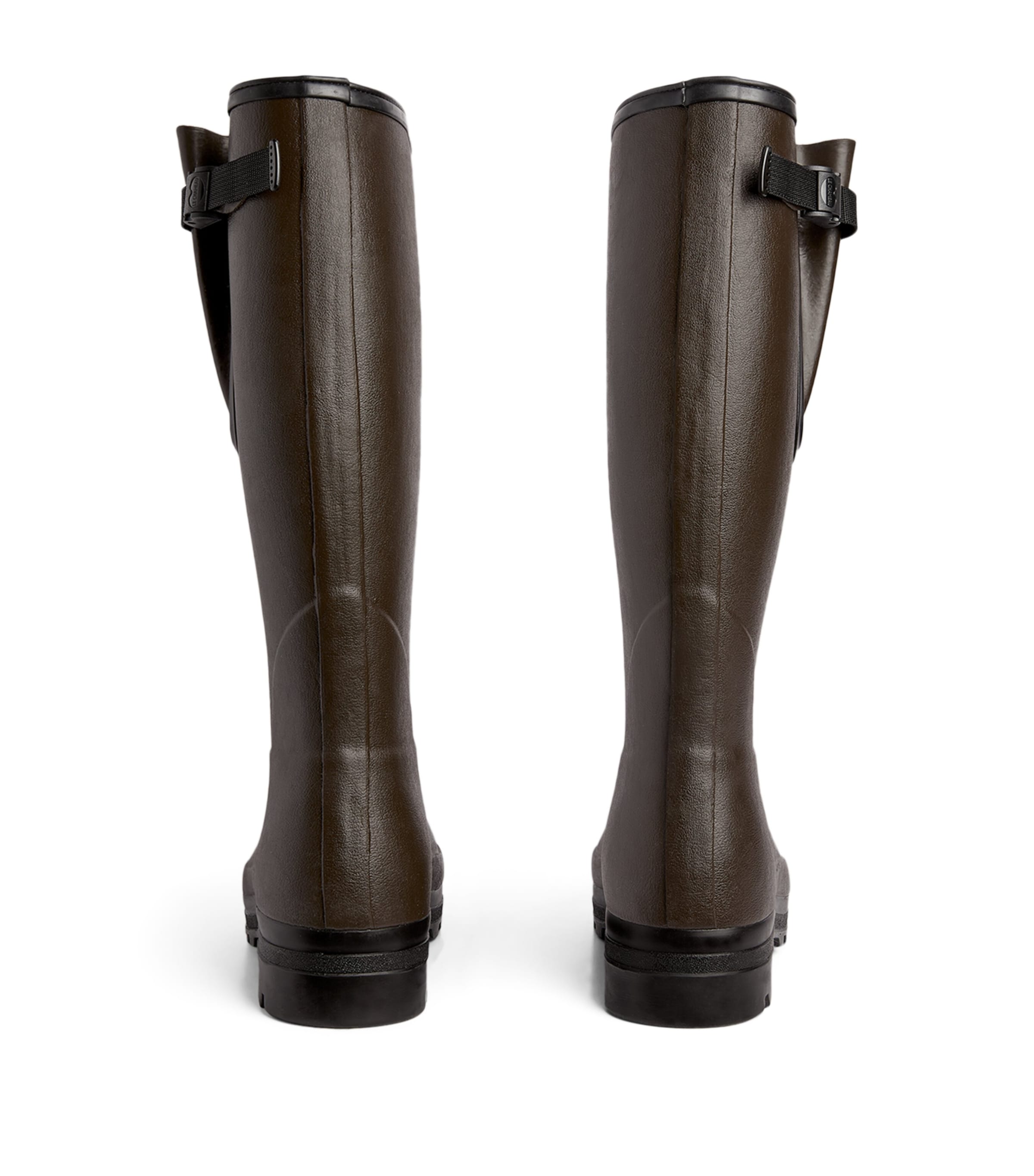 Neoprene-Lined Vierzonord Wellington Boots MARRON FONCÉ 0101 Image 4