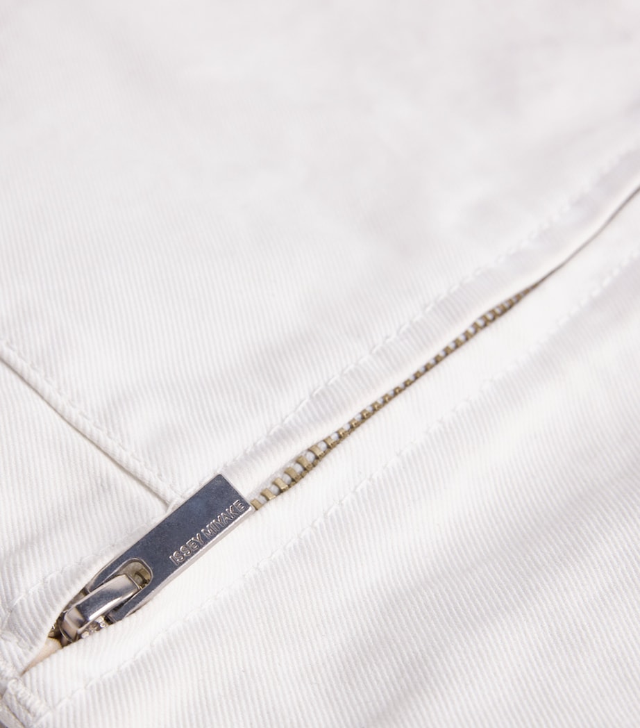 Cotton Sculptural Bag WHITE Image 4