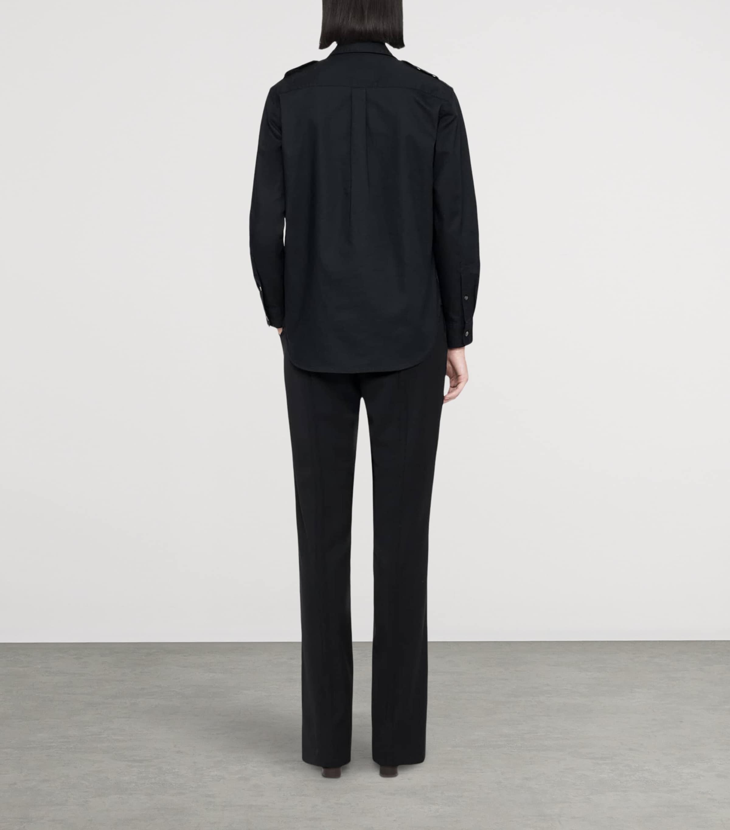AllSaints Womens Roxanne Trousers Black Image 7