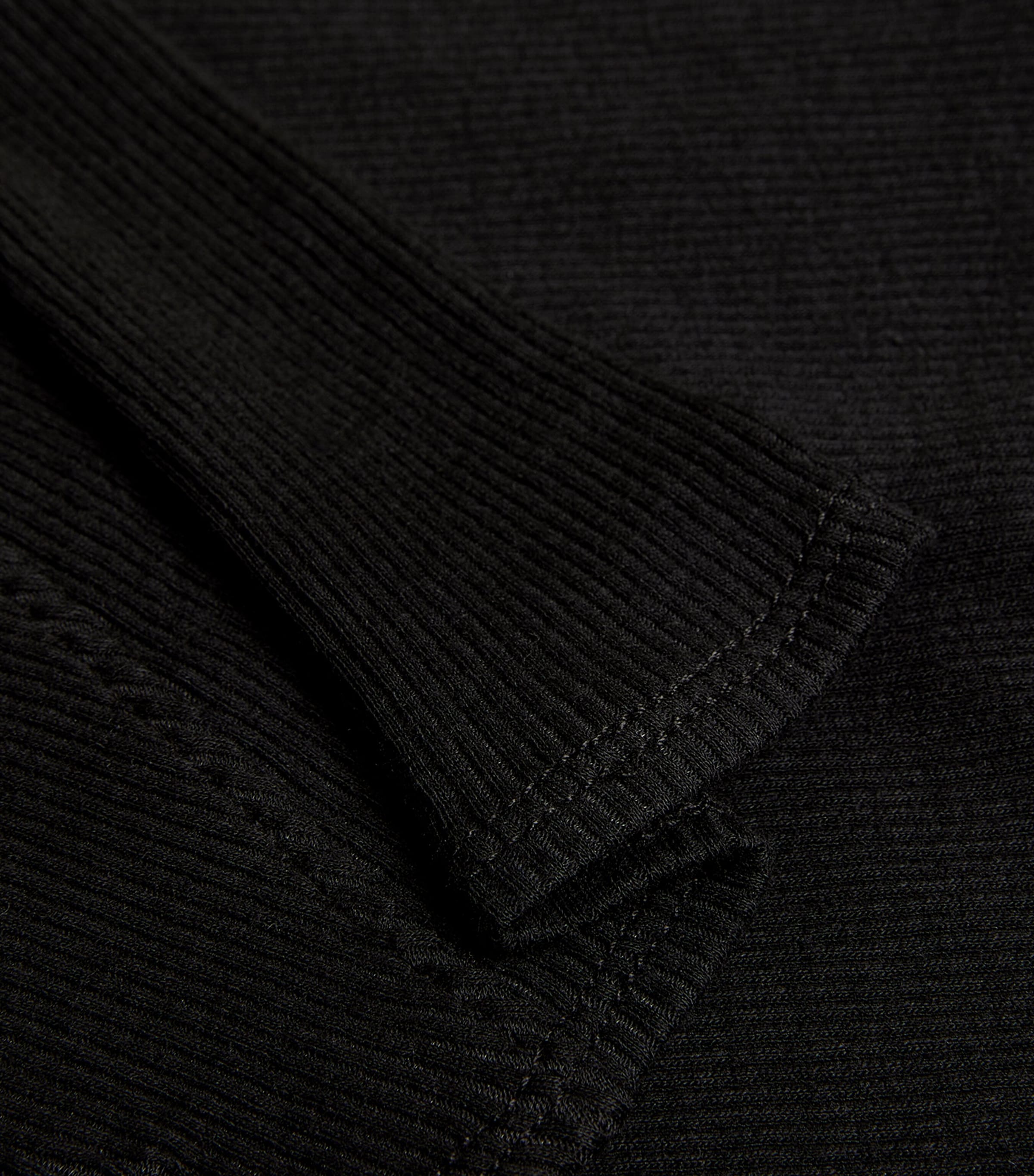 The Essential Rib Tank Top BLACK Image 5