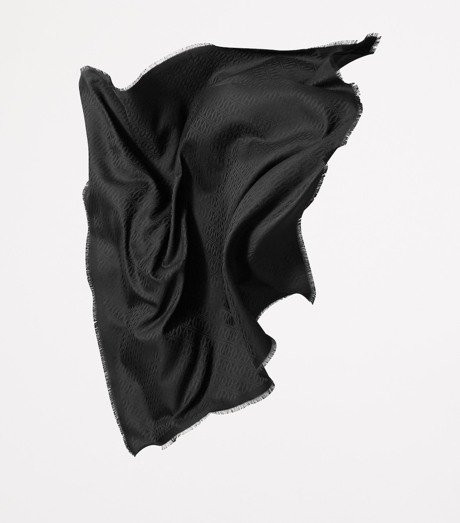 Silk C de Cartier Shawl BLACK Image 3