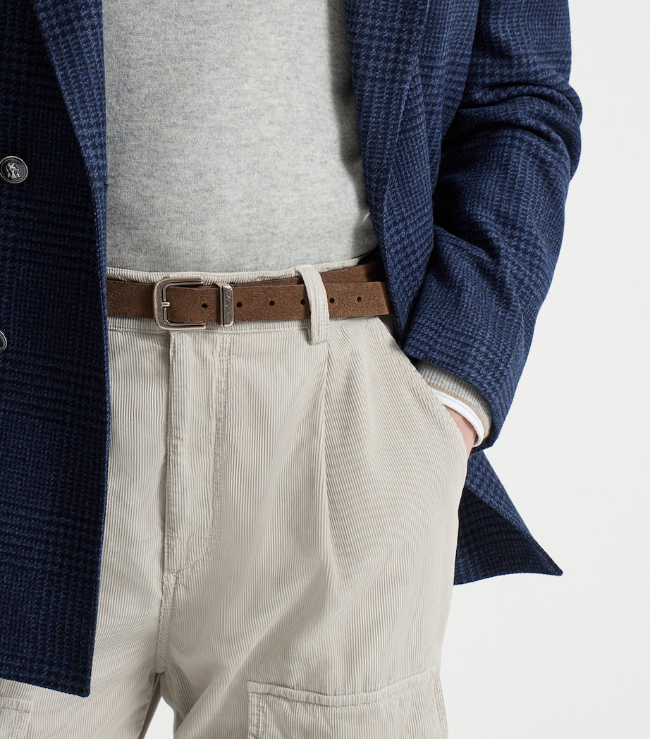 Brunello Cucinelli Reversed Leather Belt Image 2