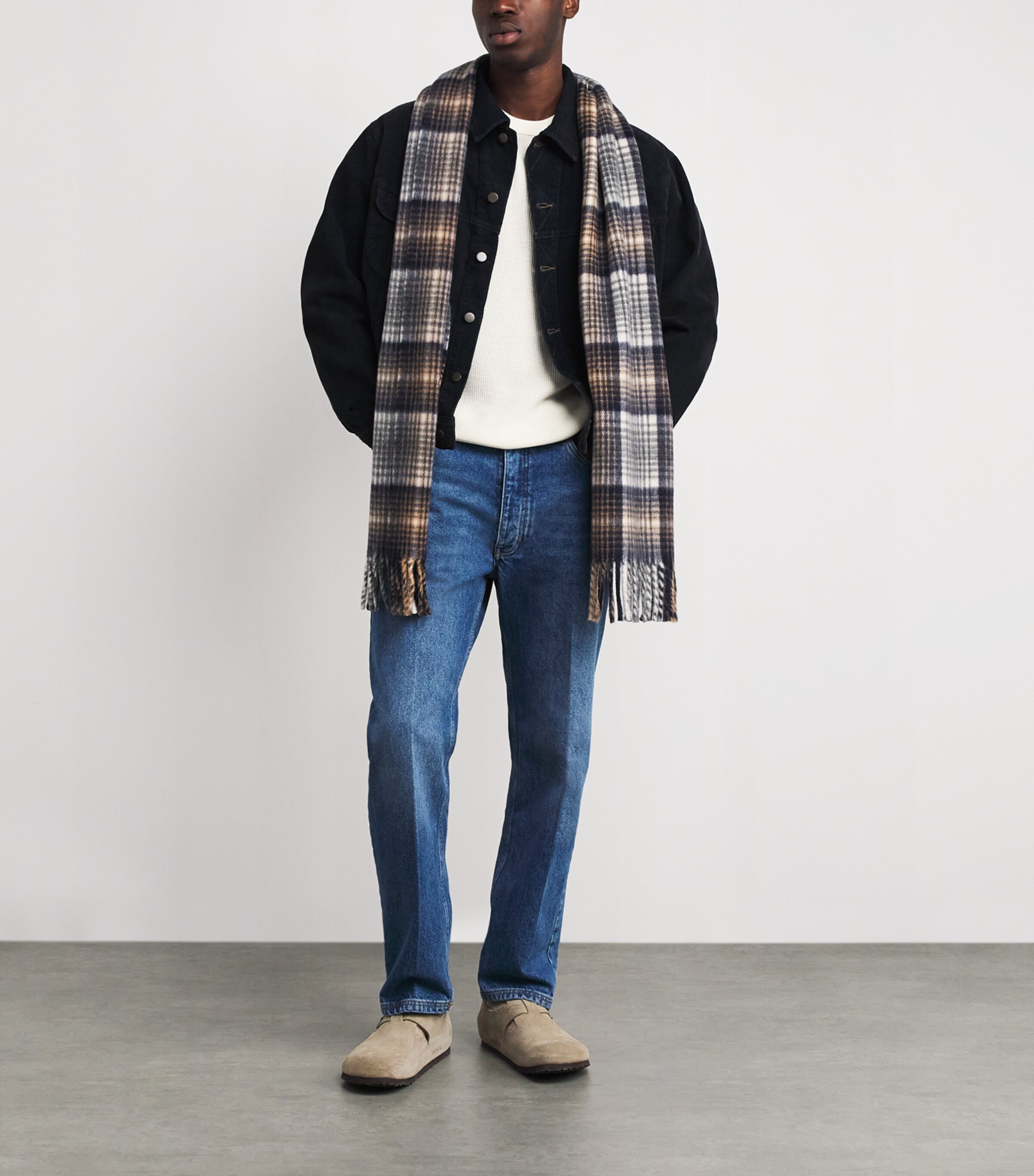 x Aaron Levine Merino-Cashmere Portland Sweater PARCHMENT Image 2