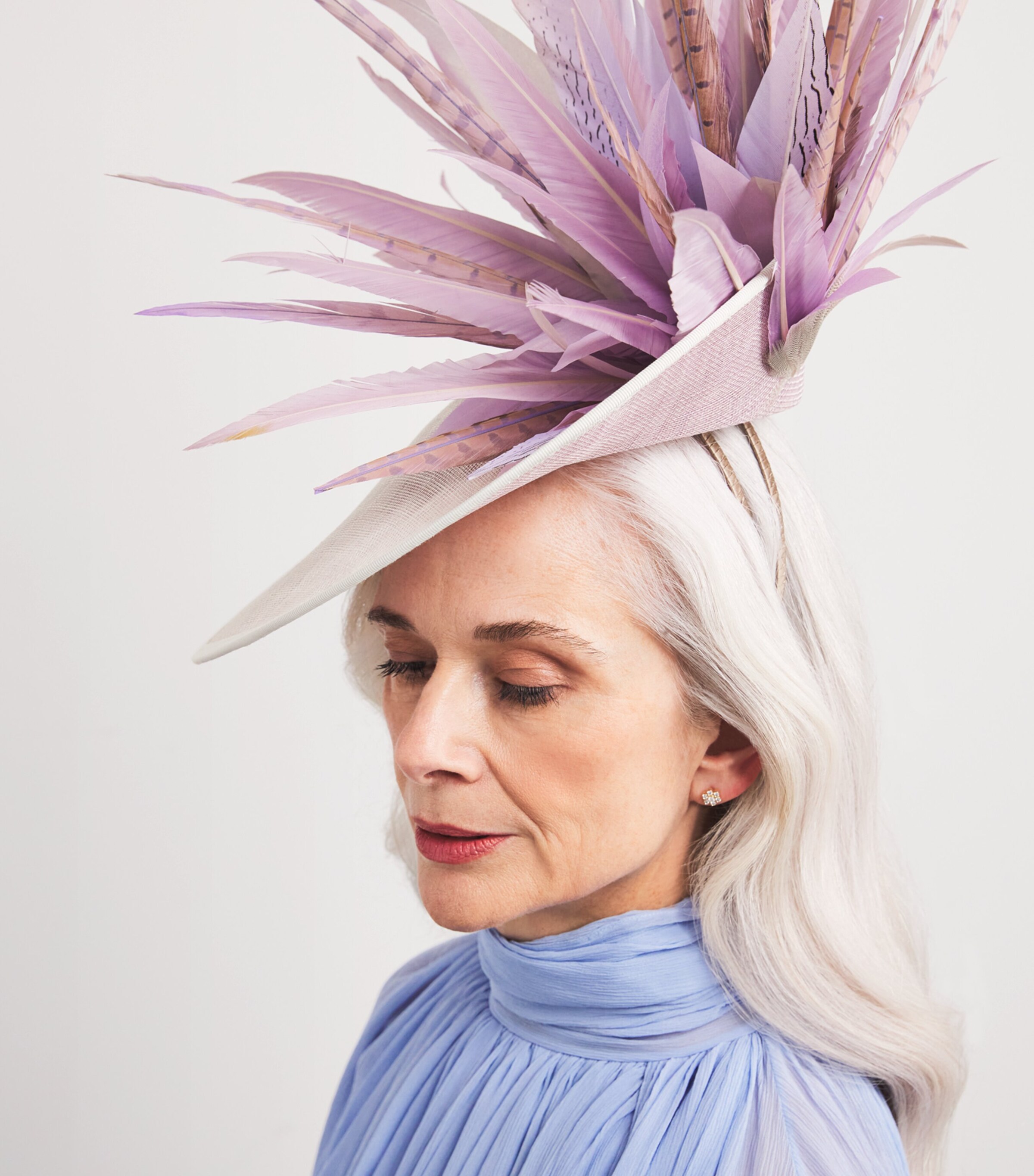 Vivien Sheriff Ivory Shaken Not Stirred Hat Fascinator  display picture 1