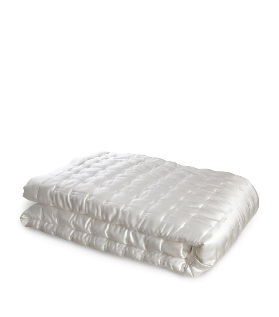 Silk Super King Windsor Bedspread (270cm x 270cm) IVORY Image 1