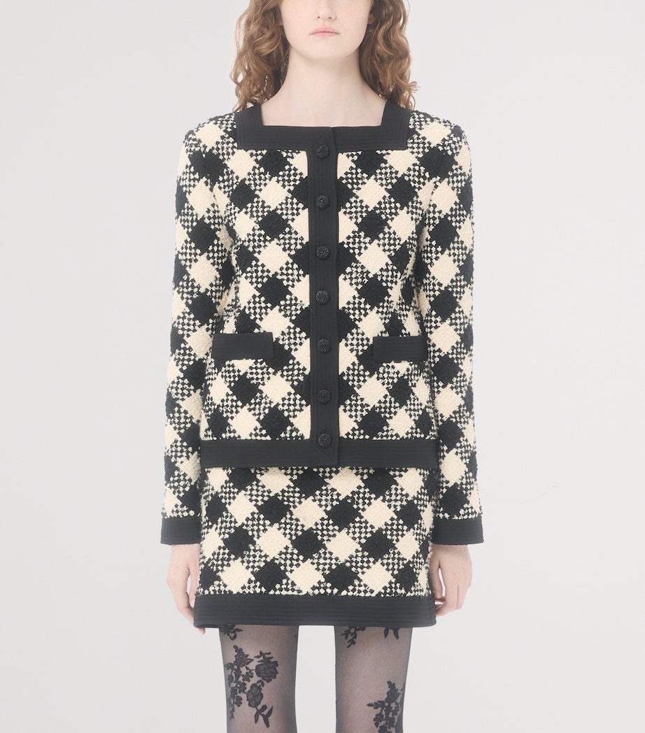 Tweed Damier Jacket QT3 Image 2