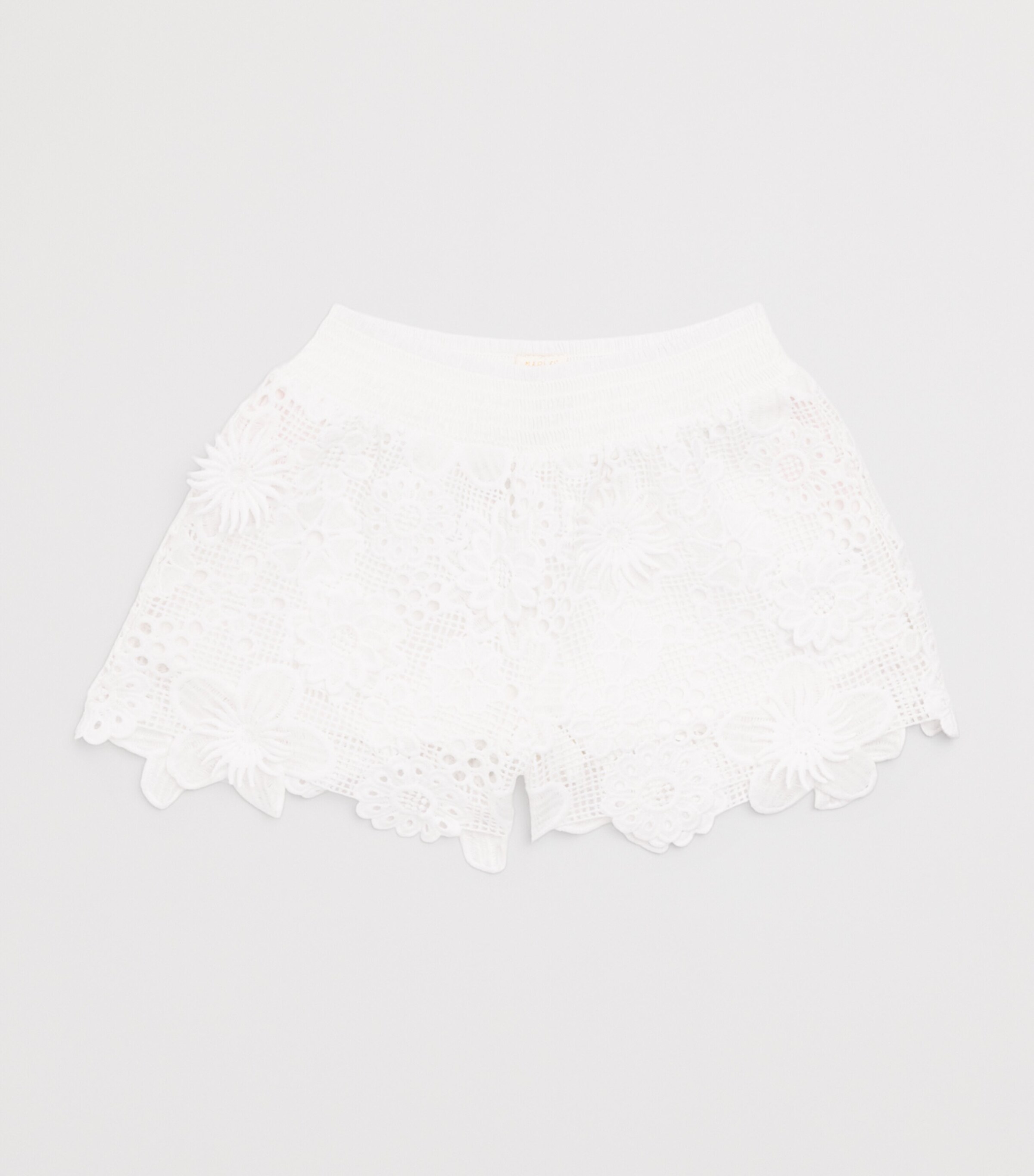 Crocheted Lucinda Shorts (2-16 Years) IVORY Image 2