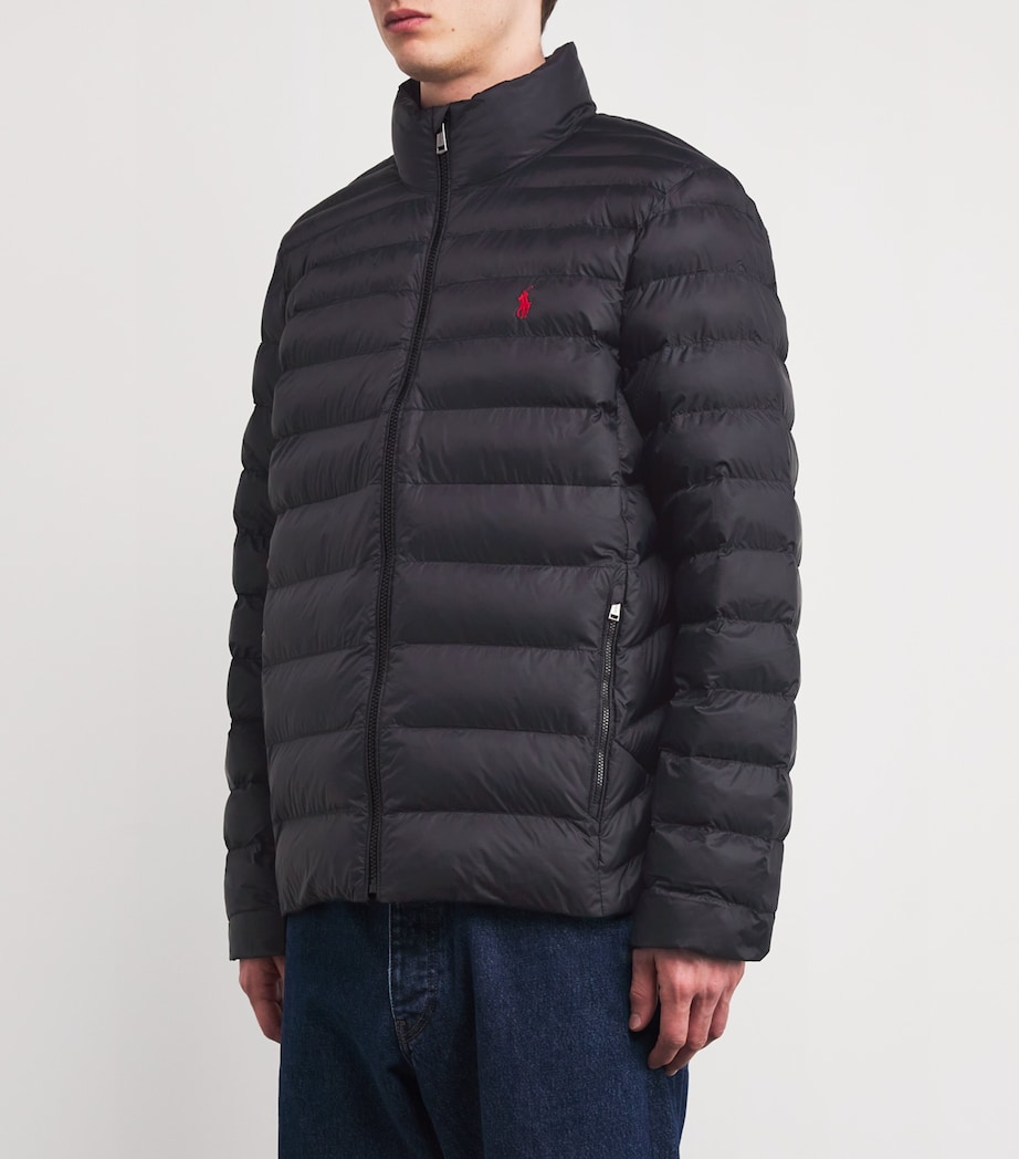 Polo Pony Puffer Jacket BLACK Image 3