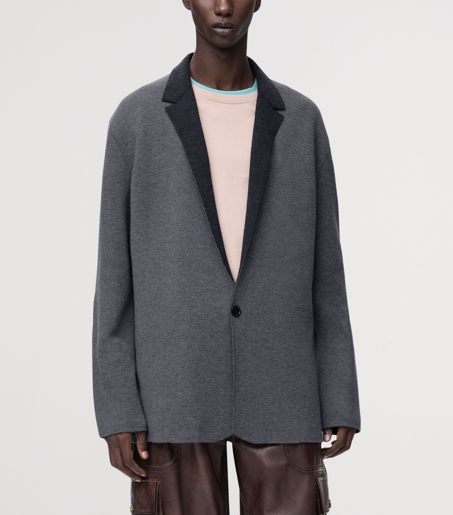 Wool Blazer GREY MELANGE Image 3