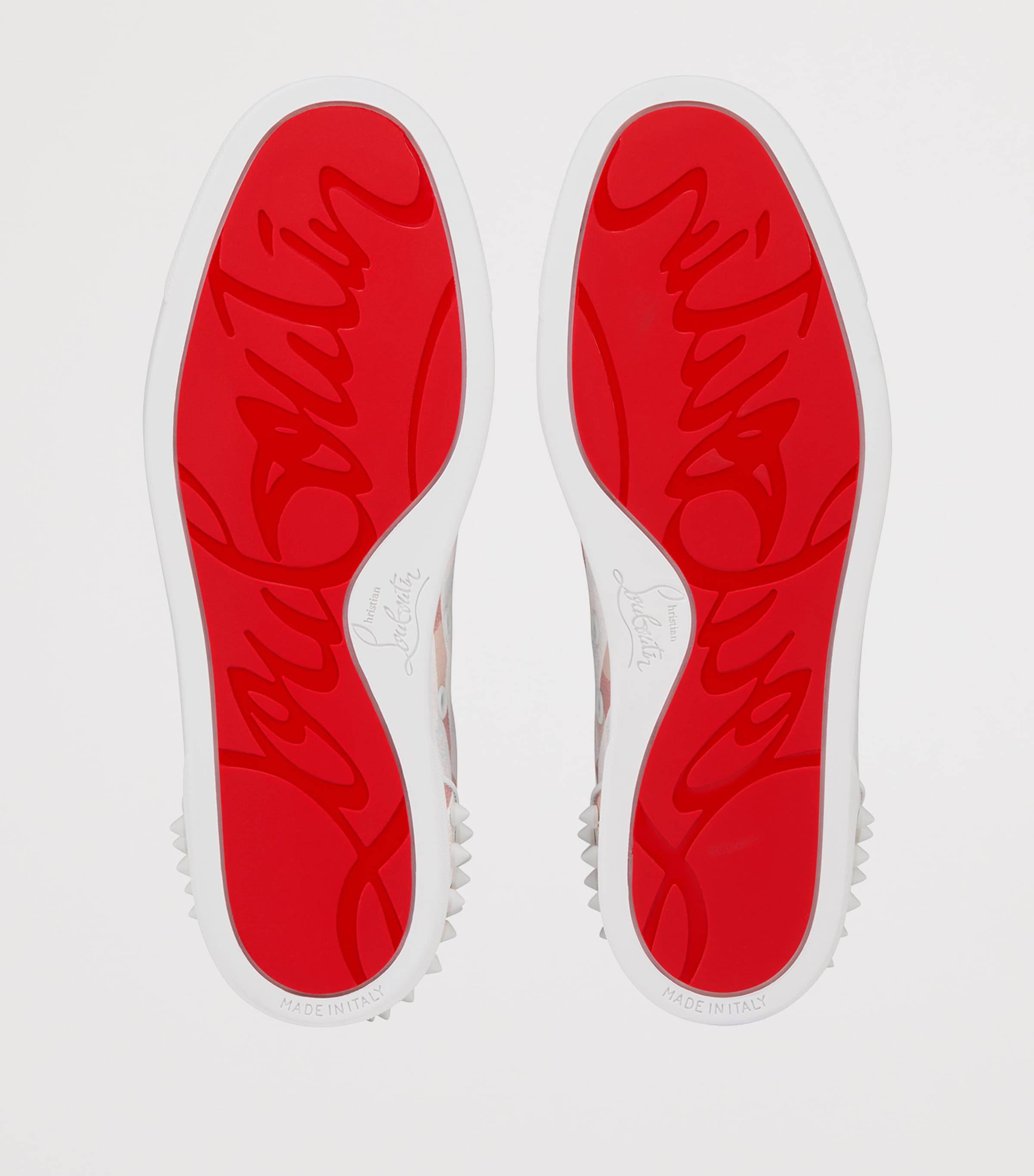 Louise Junior Spikes Cotton-Leather Sneakers 8262 Image 5