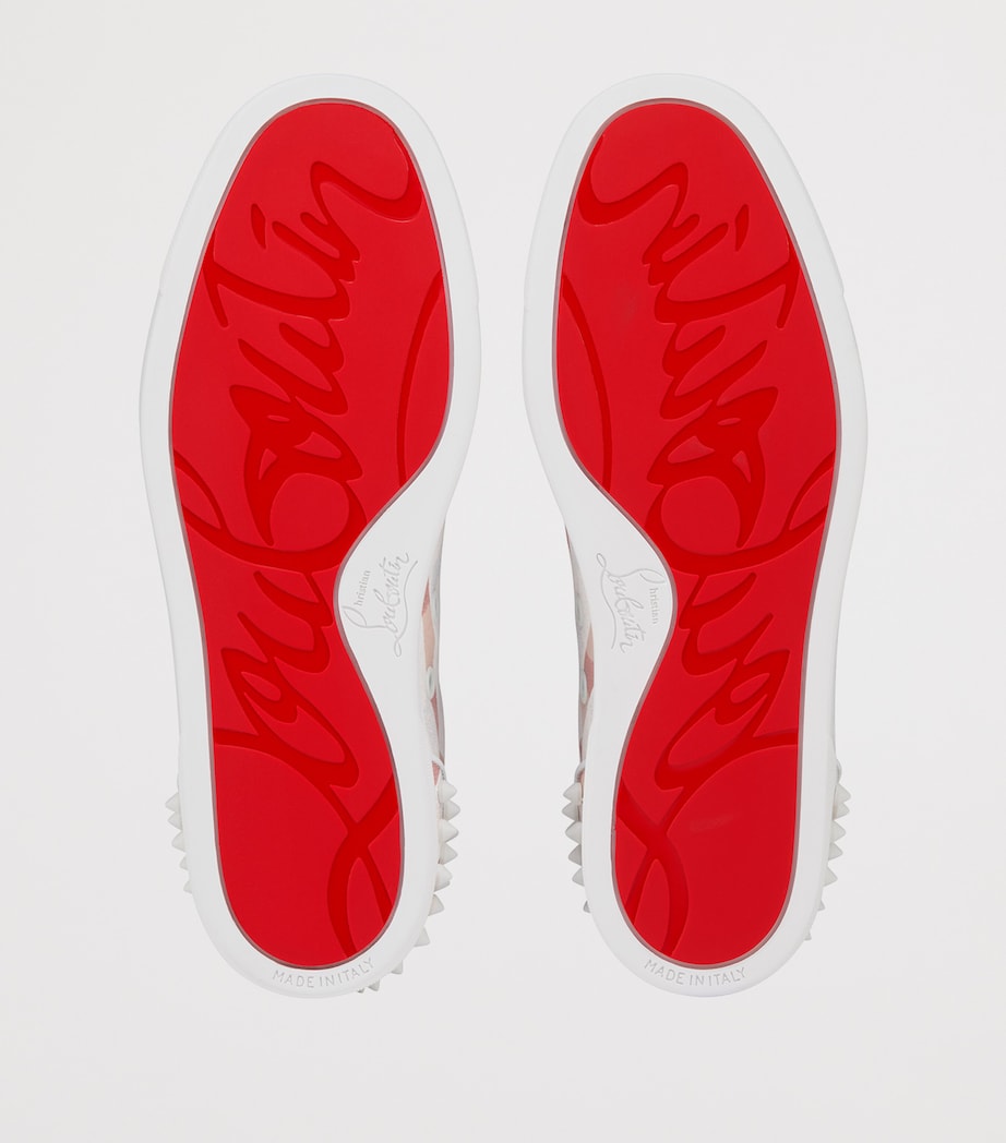 Louise Junior Spikes Cotton-Leather Sneakers 8262 Image 5