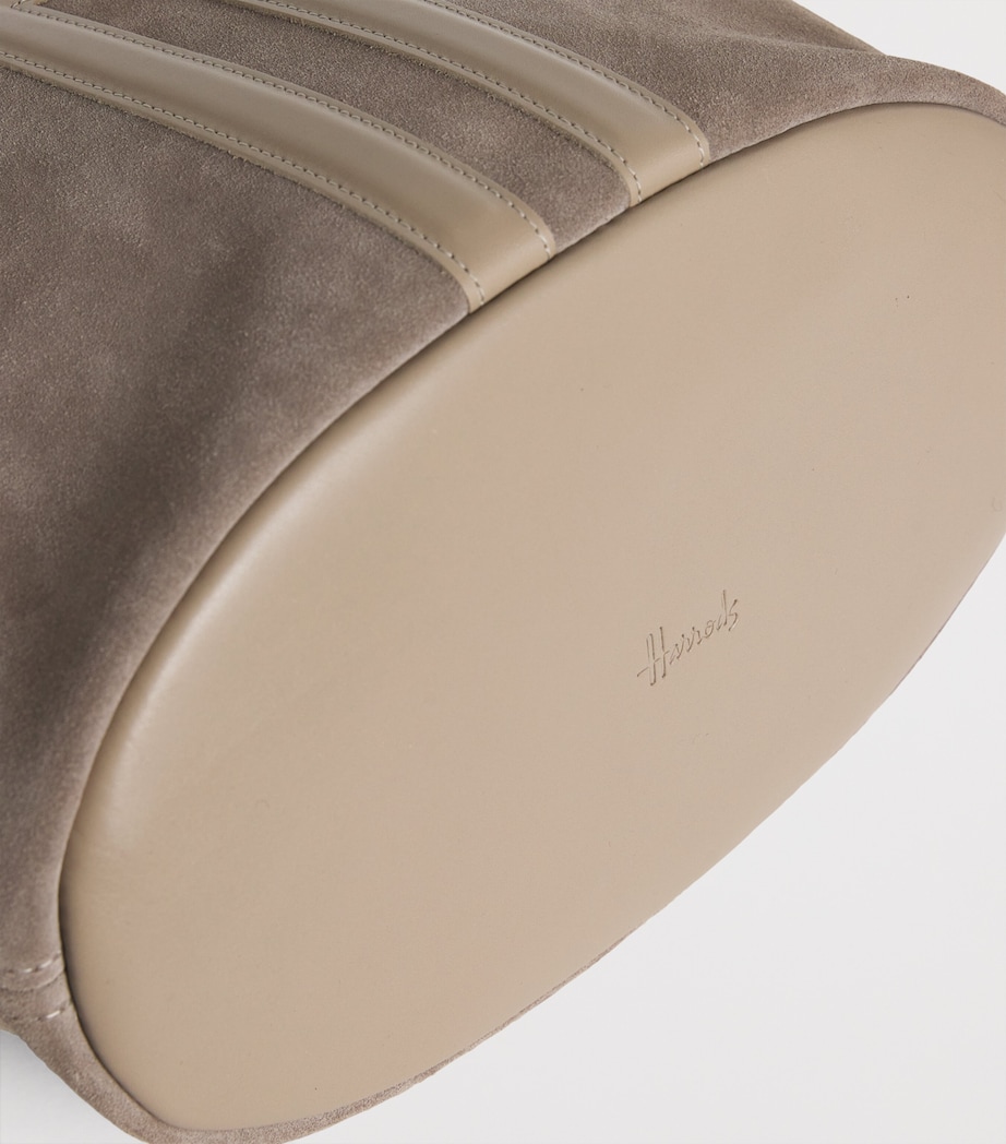 Medium Suede Shoulder Bag NEUTRAL Image 6