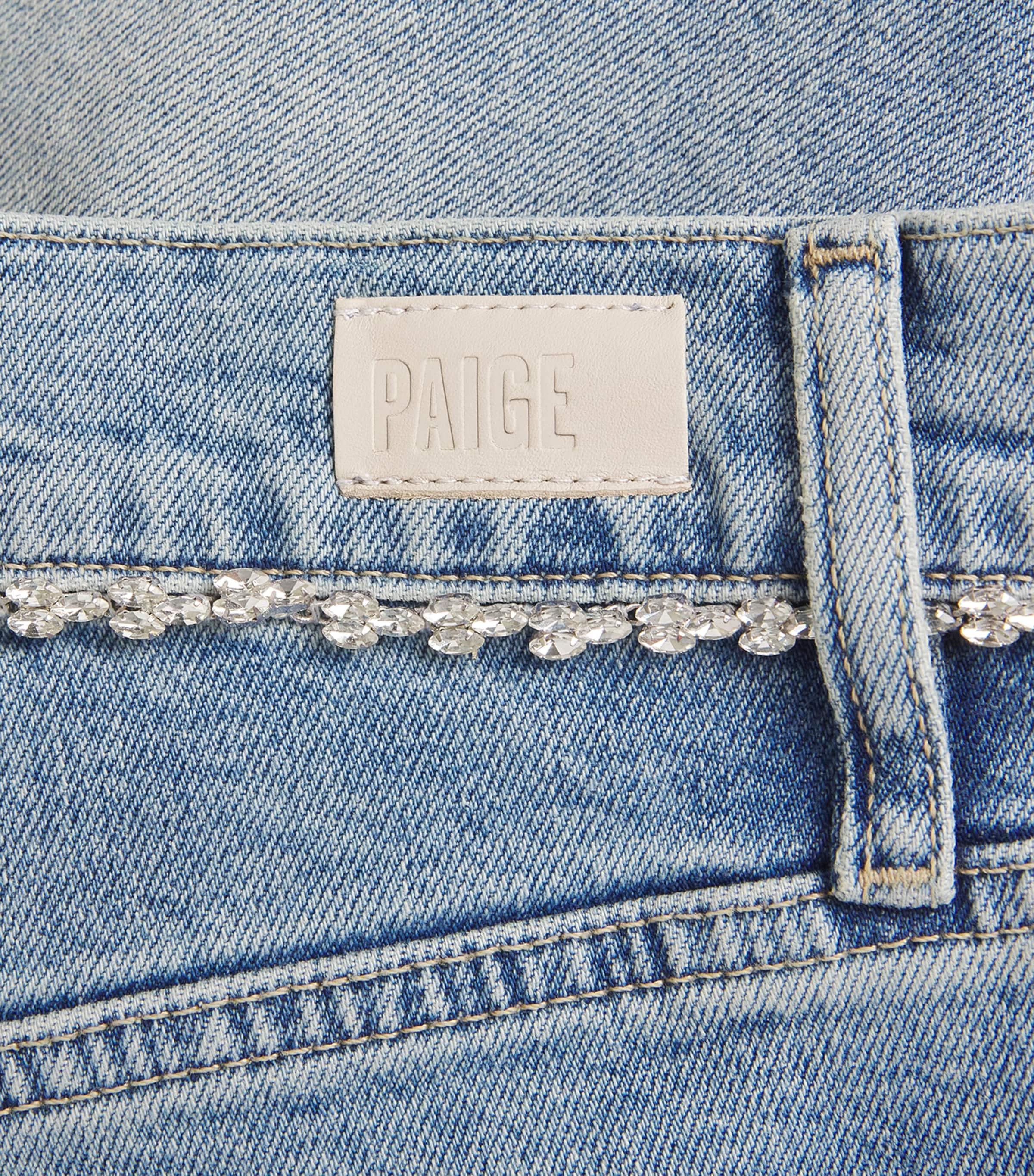 Arellia High-Rise Barrel-Leg Jeans COSMIC EMB Image 5