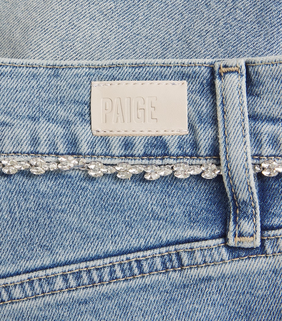 Arellia High-Rise Barrel-Leg Jeans COSMIC EMB Image 5