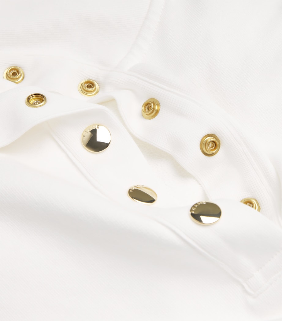 Cotton The Coach Sweatshirt CREAM Image 5