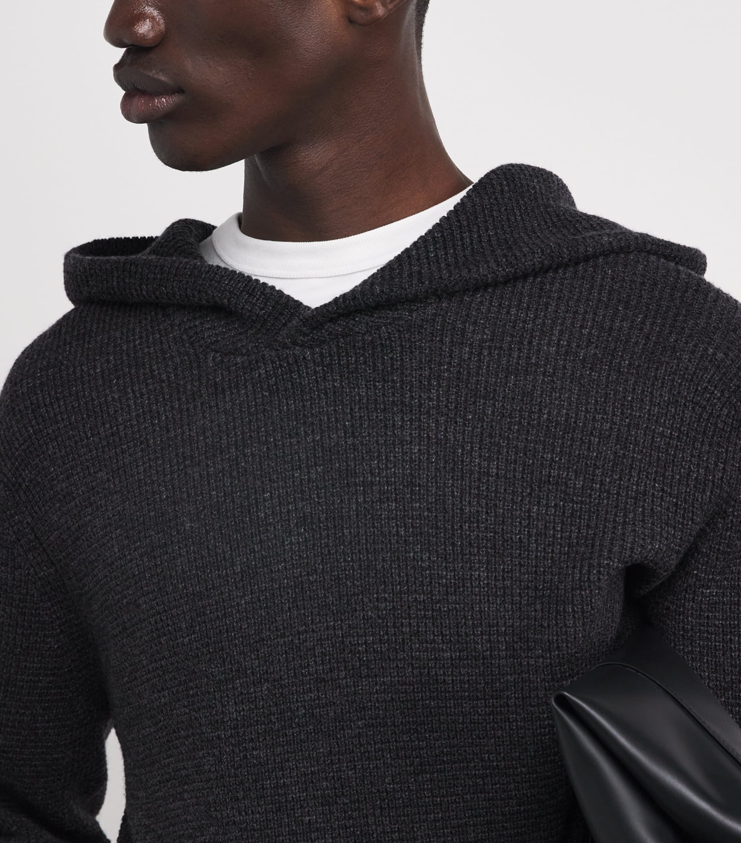 Merino-Cashmere-Blend Ojai Hoodie THUNDER Image 6