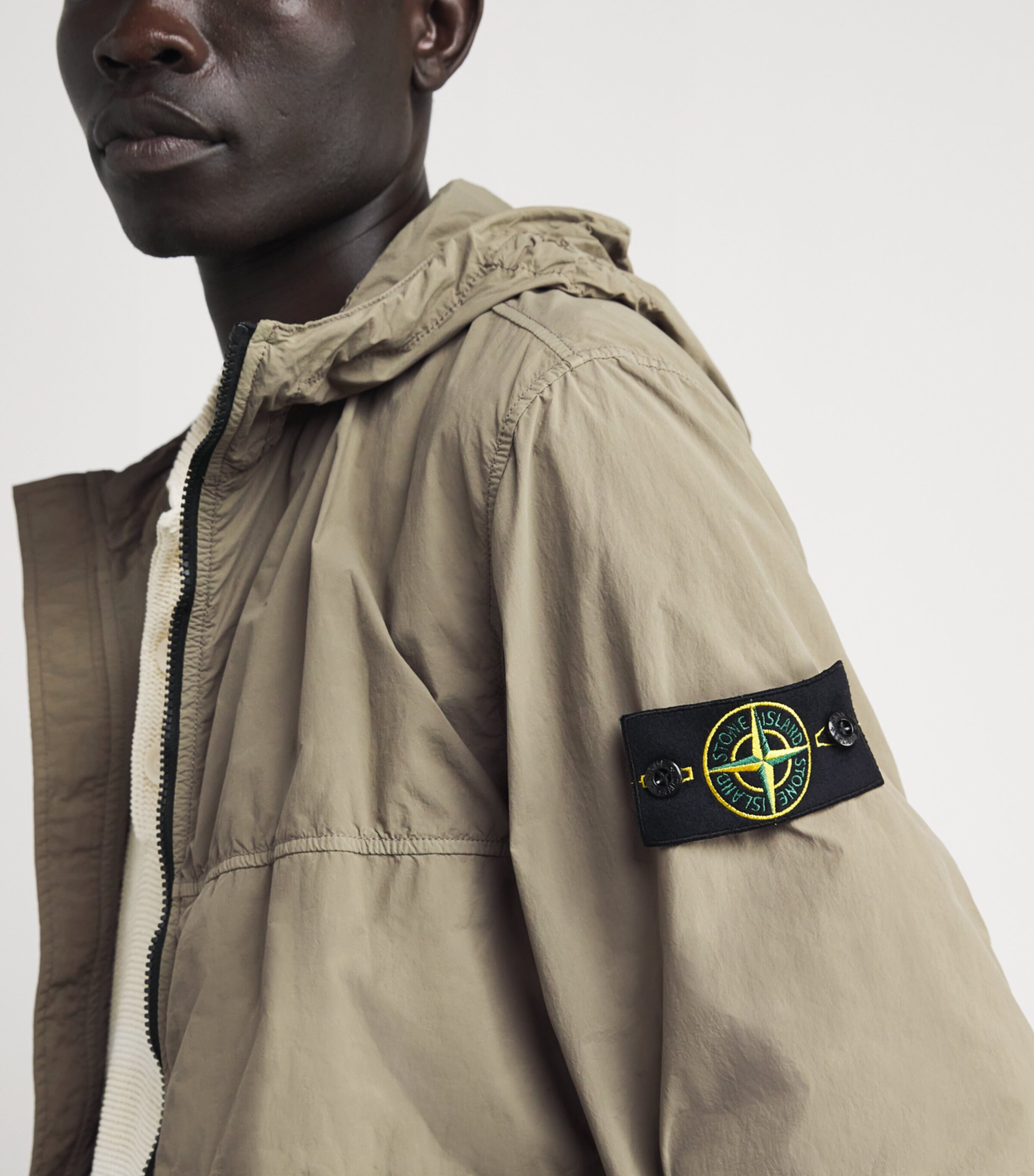 Stone Island Mens Short Hooded Parka Image 3