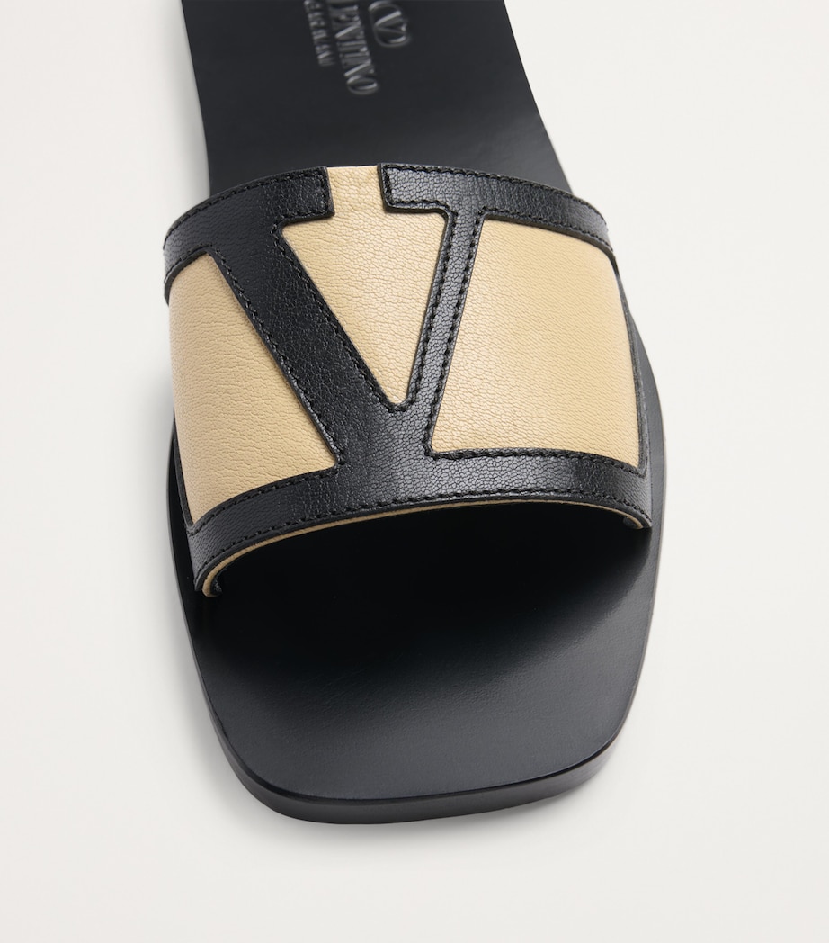 Leather Viva Superstar Slides RAV Image 6