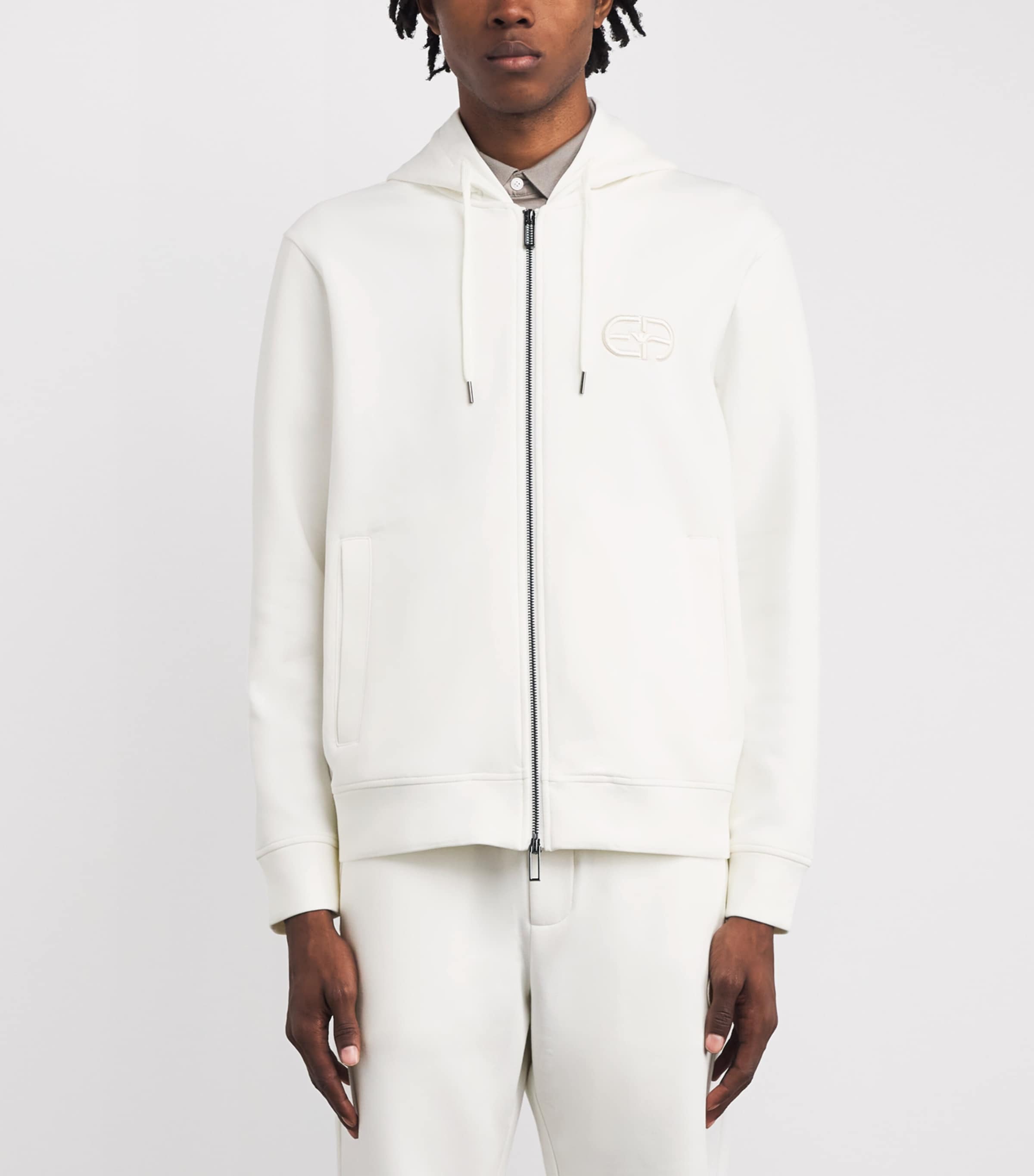 Cotton-Blend Logo Hoodie 101 Image 3