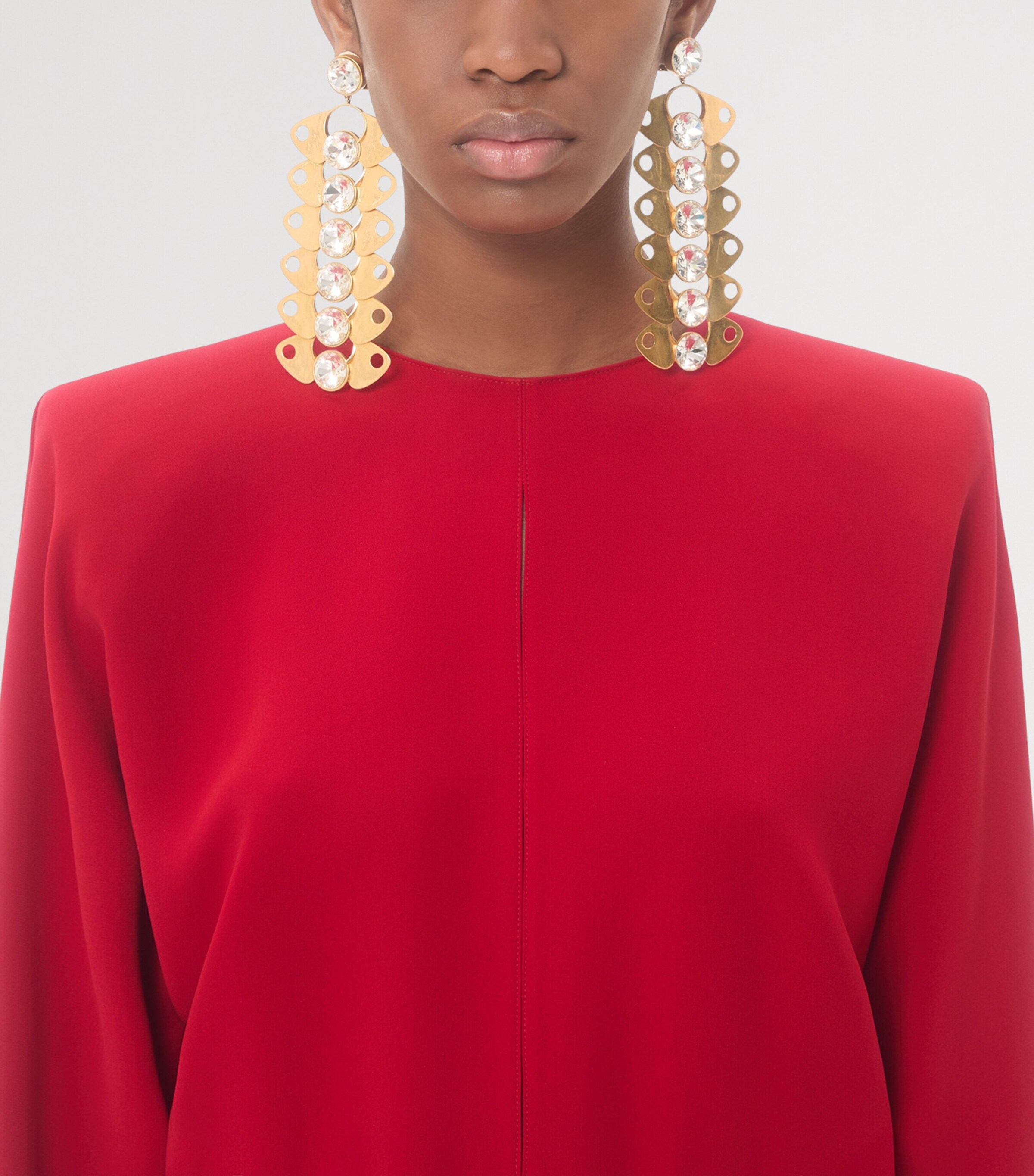 Valentino Womens Silk Slit Midi Dress Image 7
