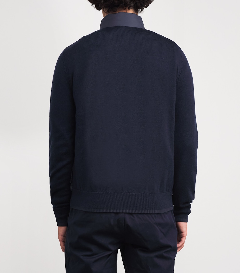 Wool-Down Zisco Hybrid Jacket 464 NAVY Image 4