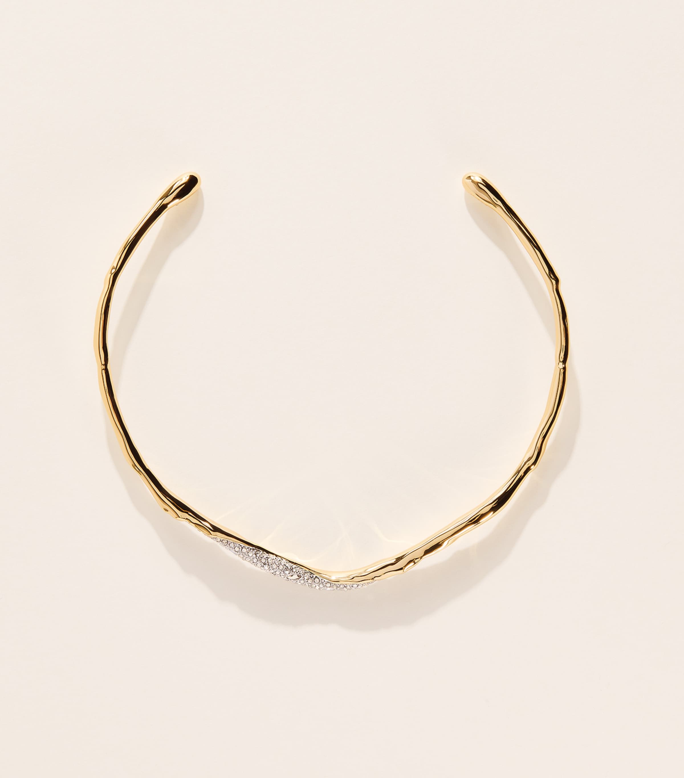 Alexis Bittar Gold-Plated Solanales Skinny Collar Necklace Gold Image 3