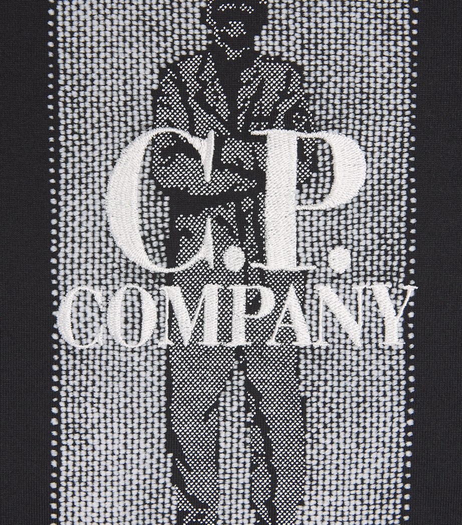 C.P. Company Mens Cotton Embroidered Logo T-Shirt Image 6