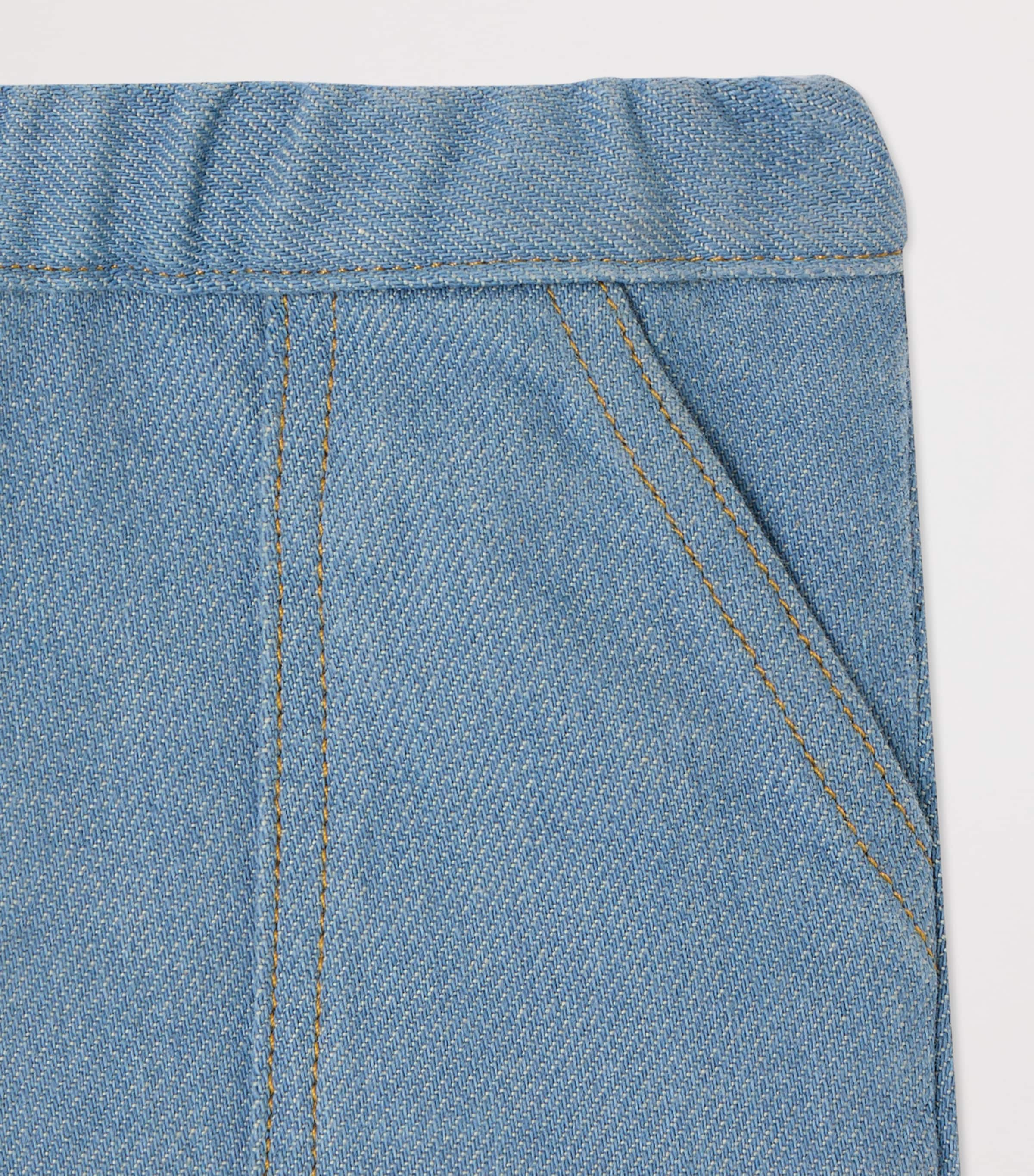 Bonpoint Organic Cotton Jeans (6-18 Months) Bleu Gris Image 3