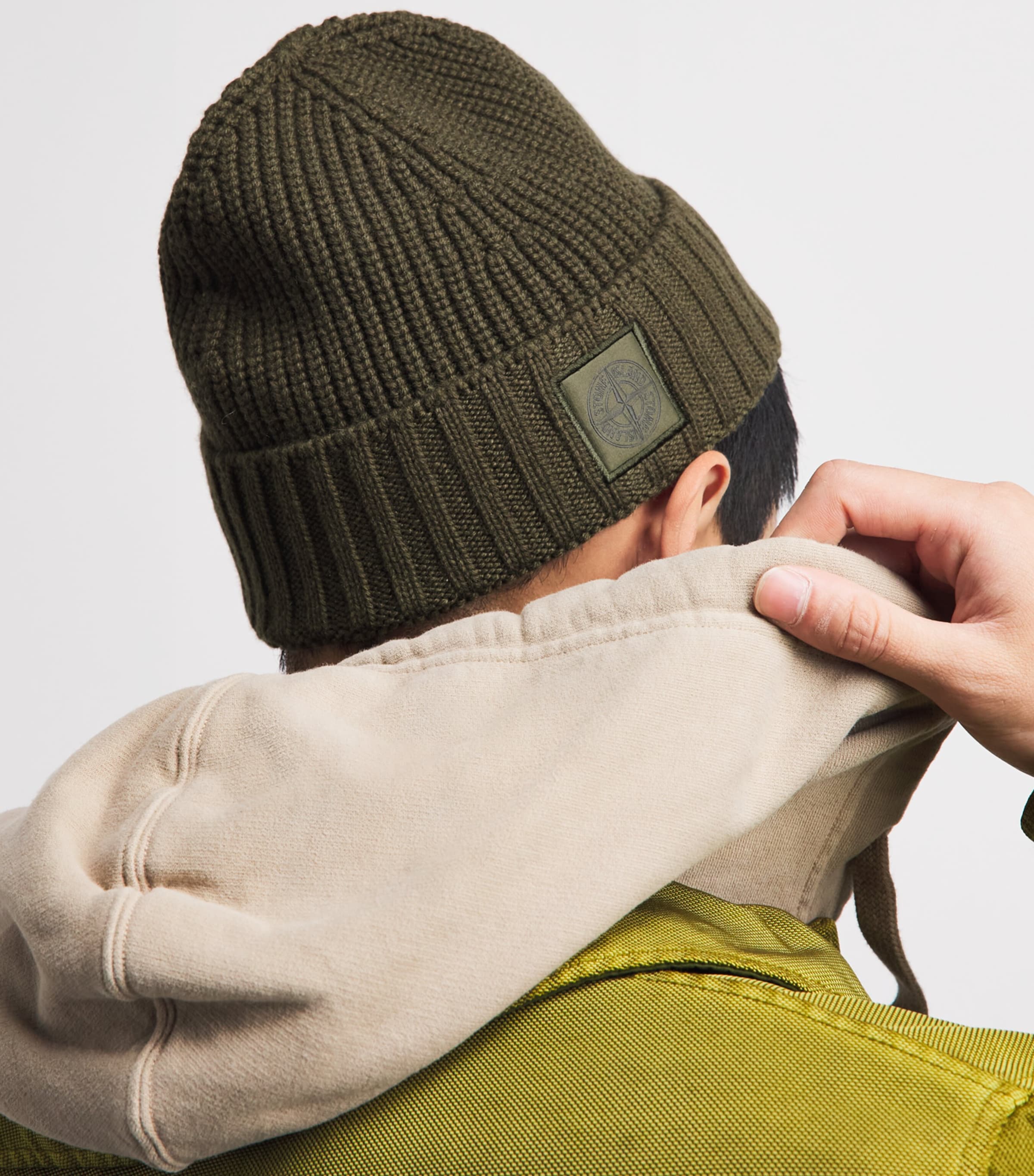 Stone Island GHOST PIECE Cashmere Beanie Image 2