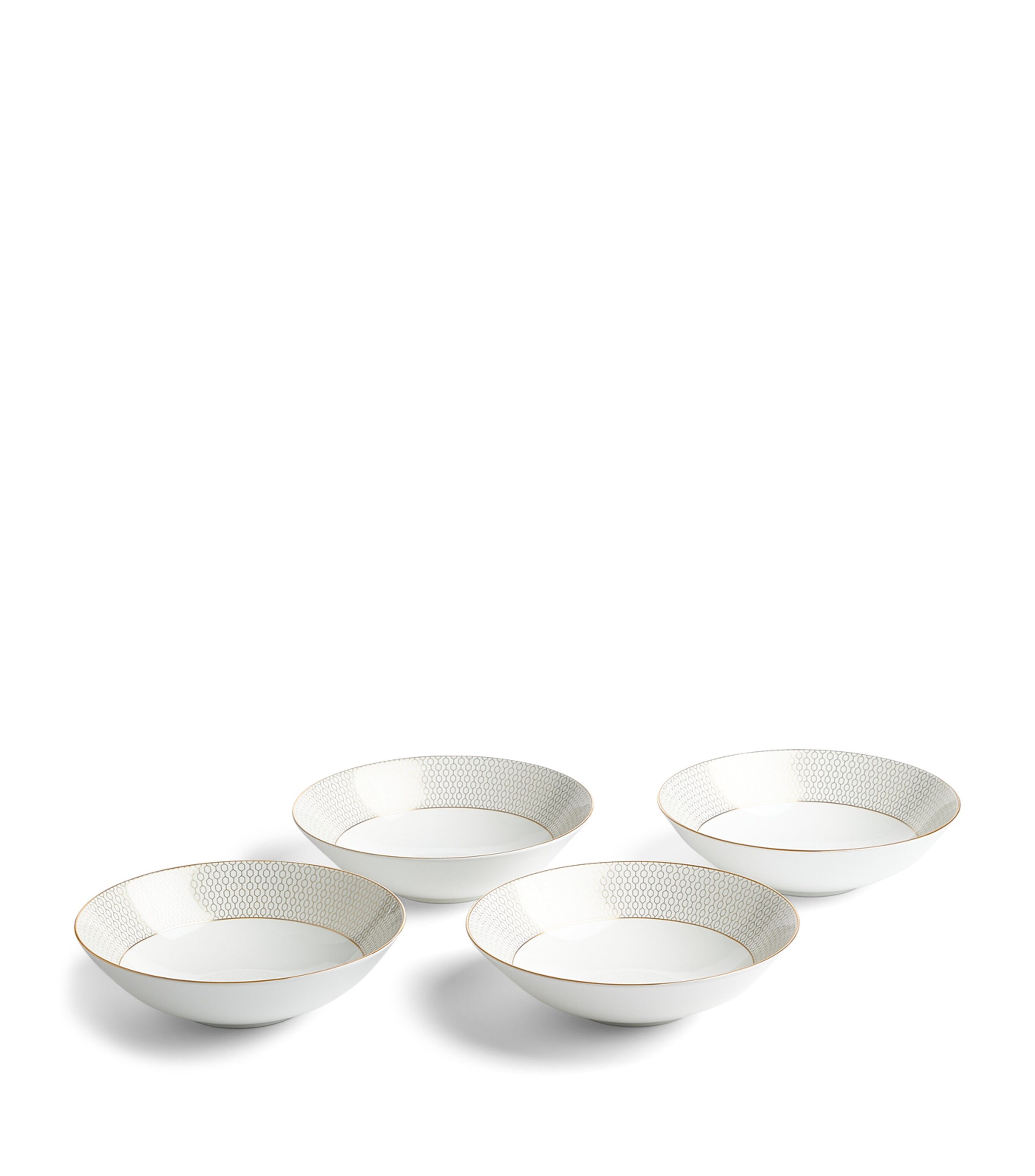 Wedgwood Set of 12 Gio Gold Dinnerware Pieces White Image 4